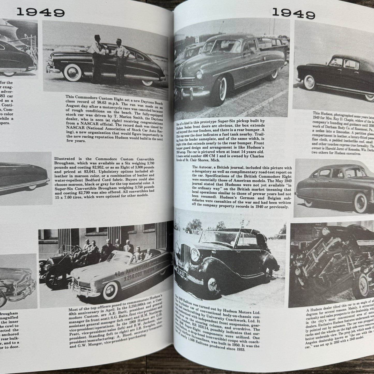 The History of Hudson, Don Butler, 1982 Auto History - Pretty Old Books