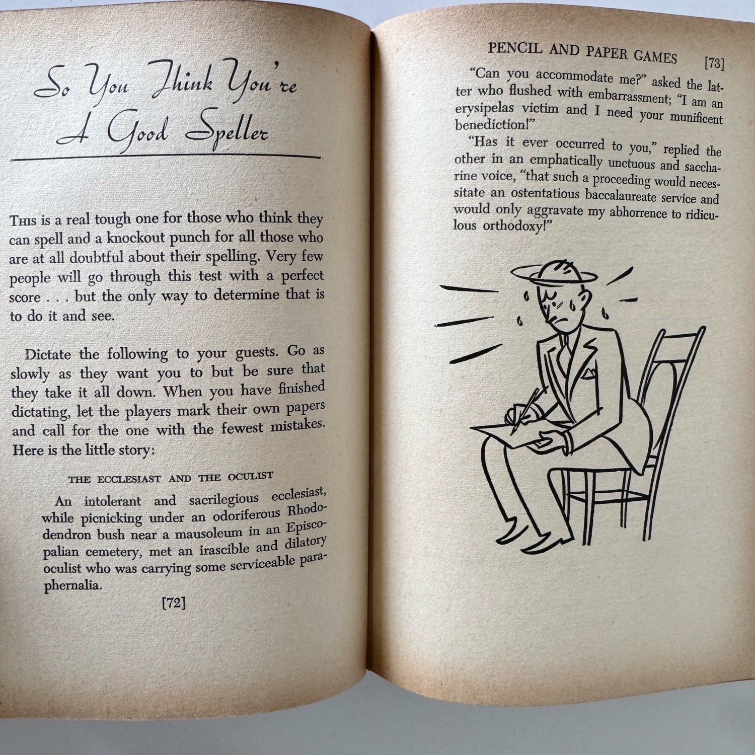 The Home Book of Party Games, 1949 Hardcover - Pretty Old Books