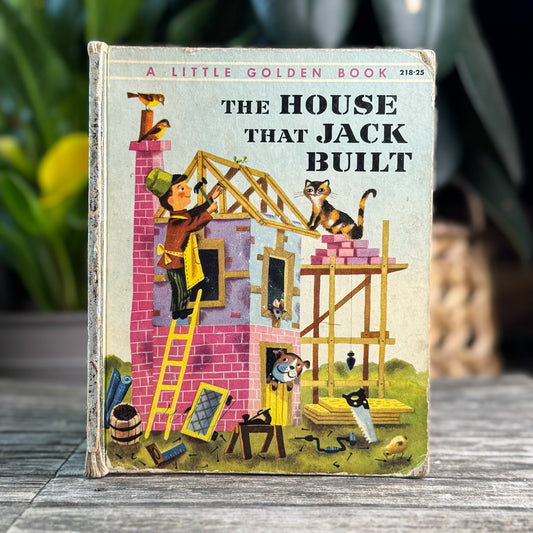 The House That Jack Built, 1954, Little Golden Book, "A" - Pretty Old Books