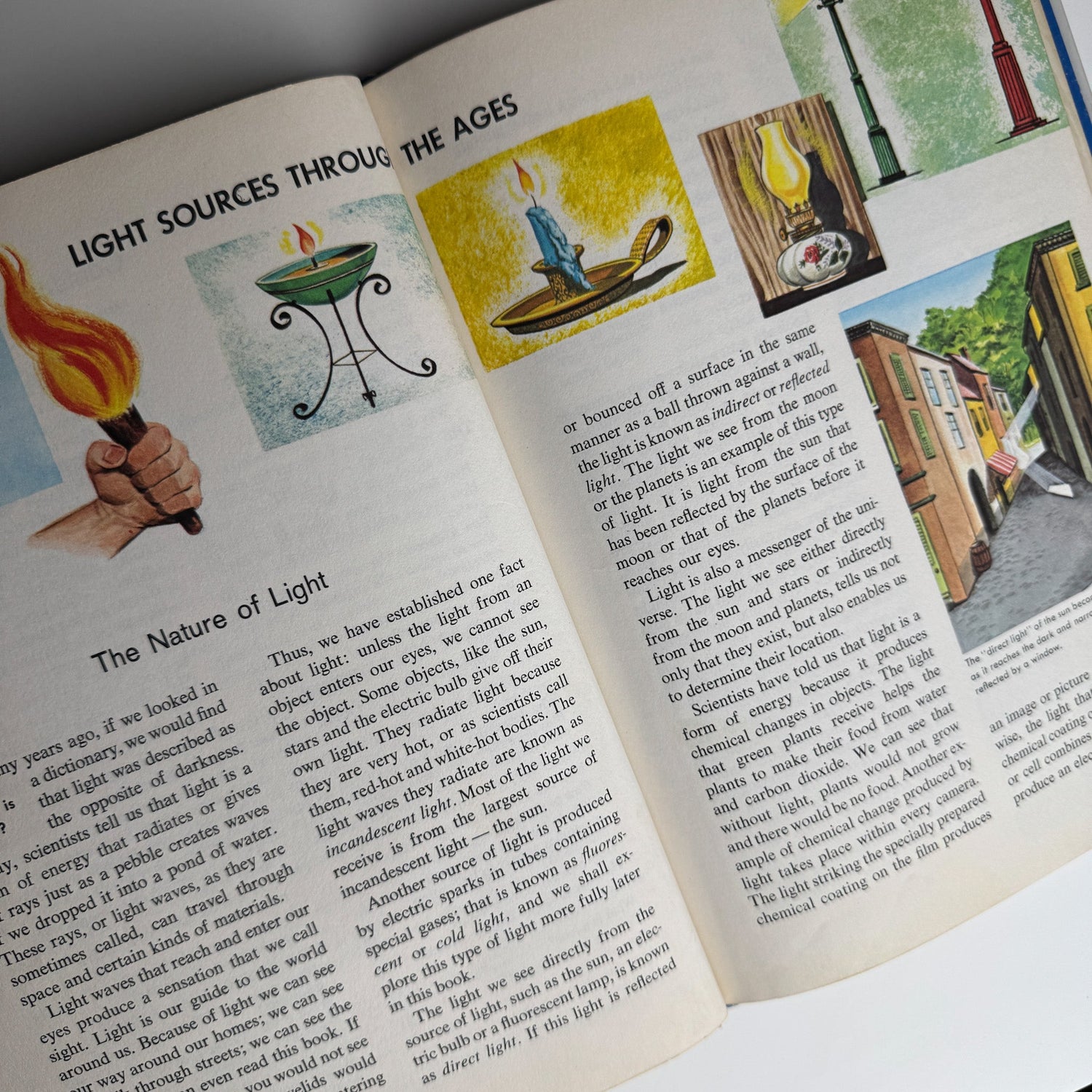 The How and Why Wonder Book of Light and Color, 1963 Hardcover - Pretty Old Books