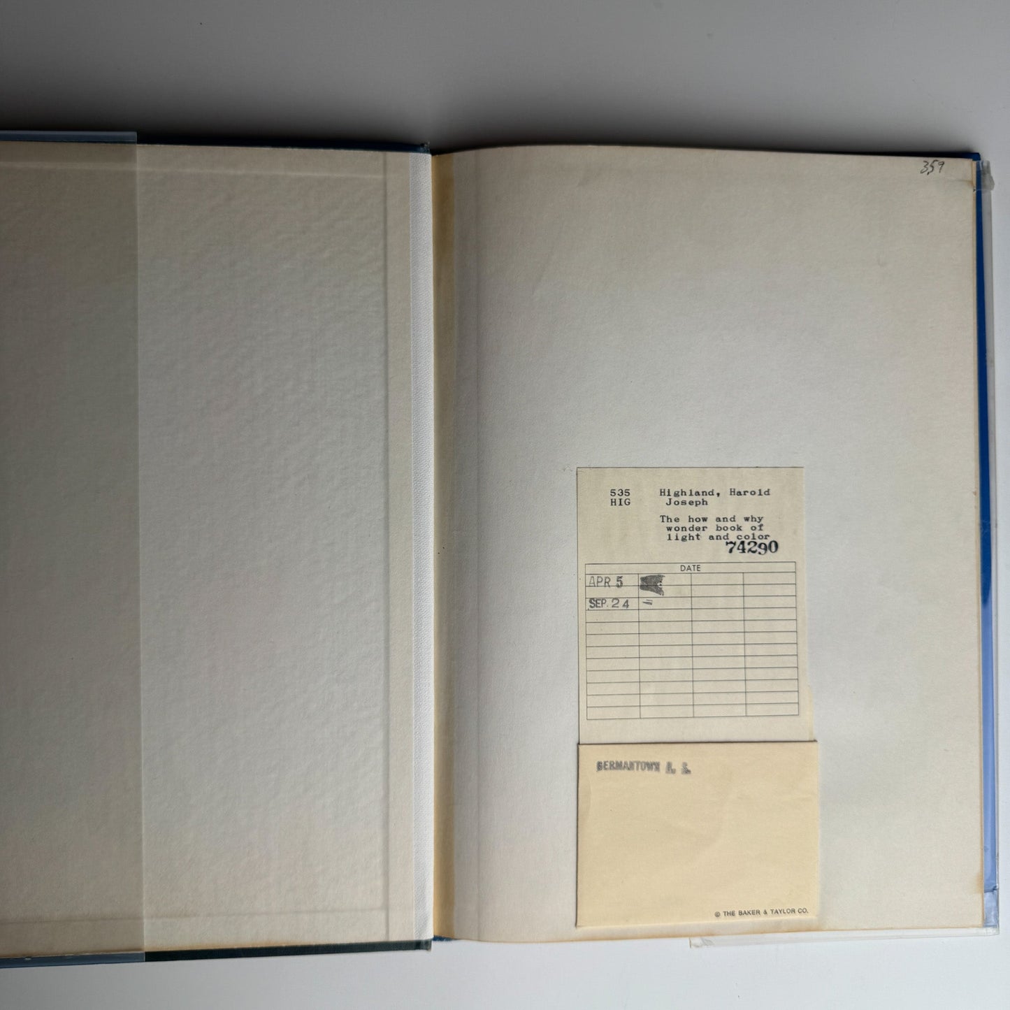 The How and Why Wonder Book of Light and Color, 1963 Hardcover - Pretty Old Books