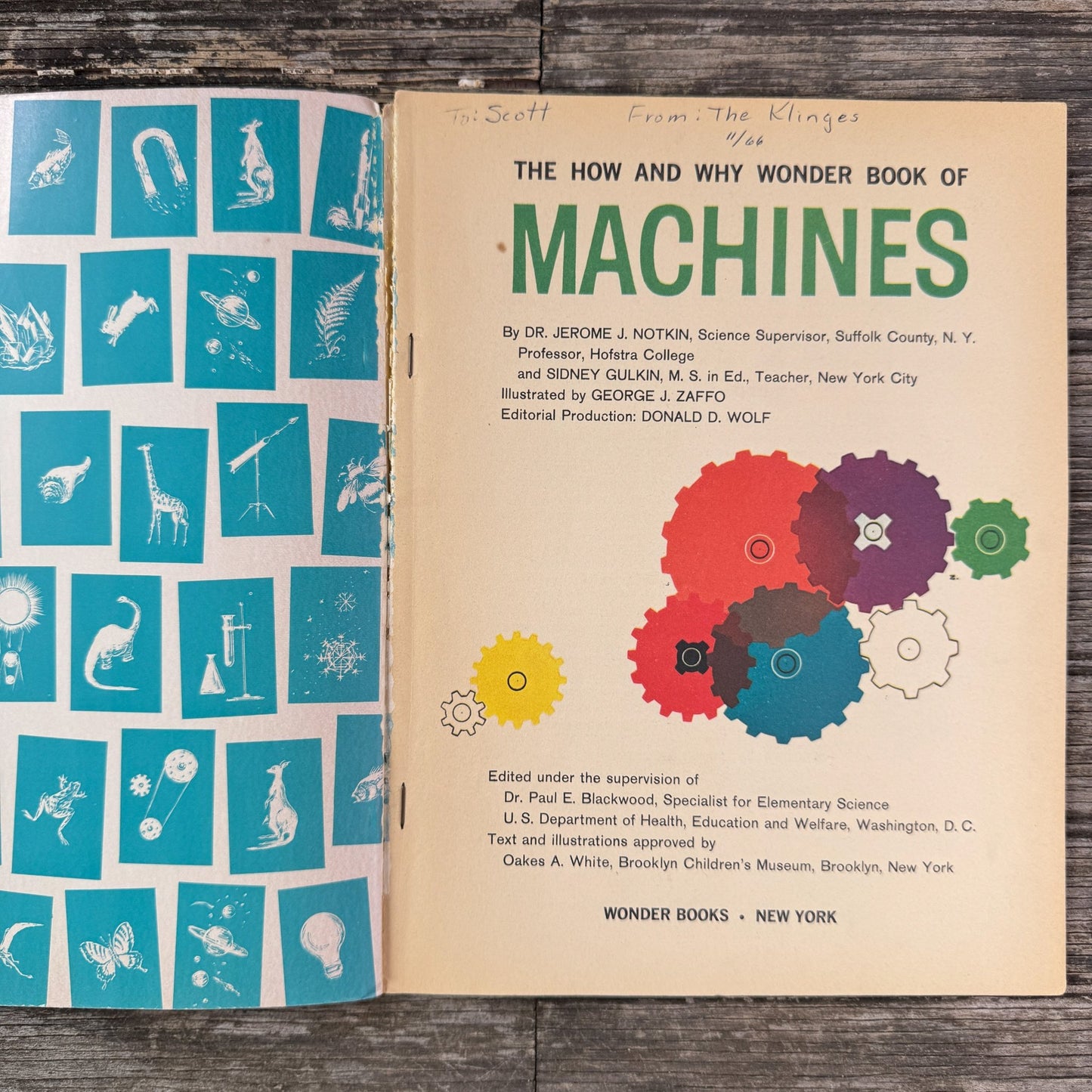 The How and Why Wonder Book of Machines, Vintage Paperback, 1960 - Pretty Old Books
