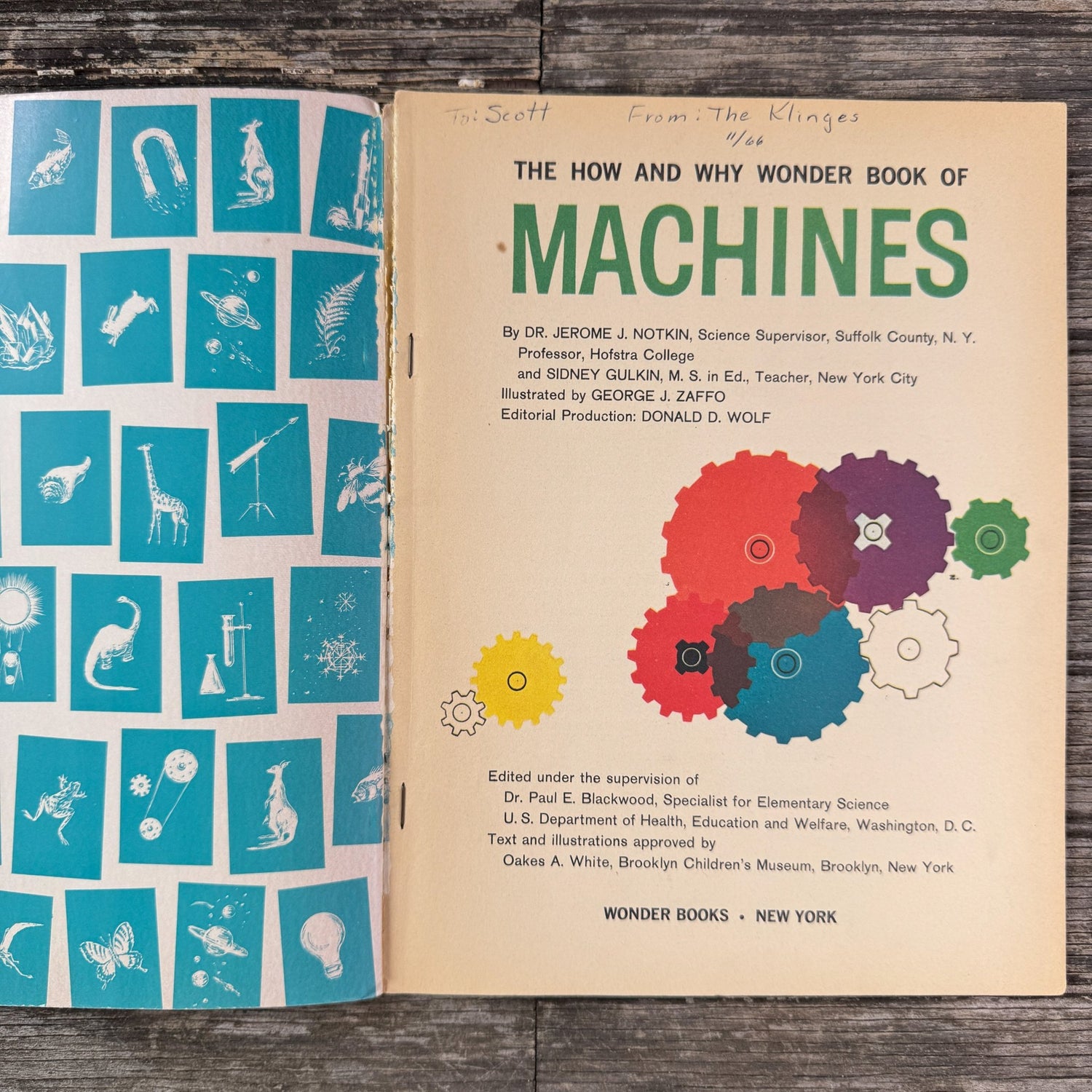 The How and Why Wonder Book of Machines, Vintage Paperback, 1960 - Pretty Old Books