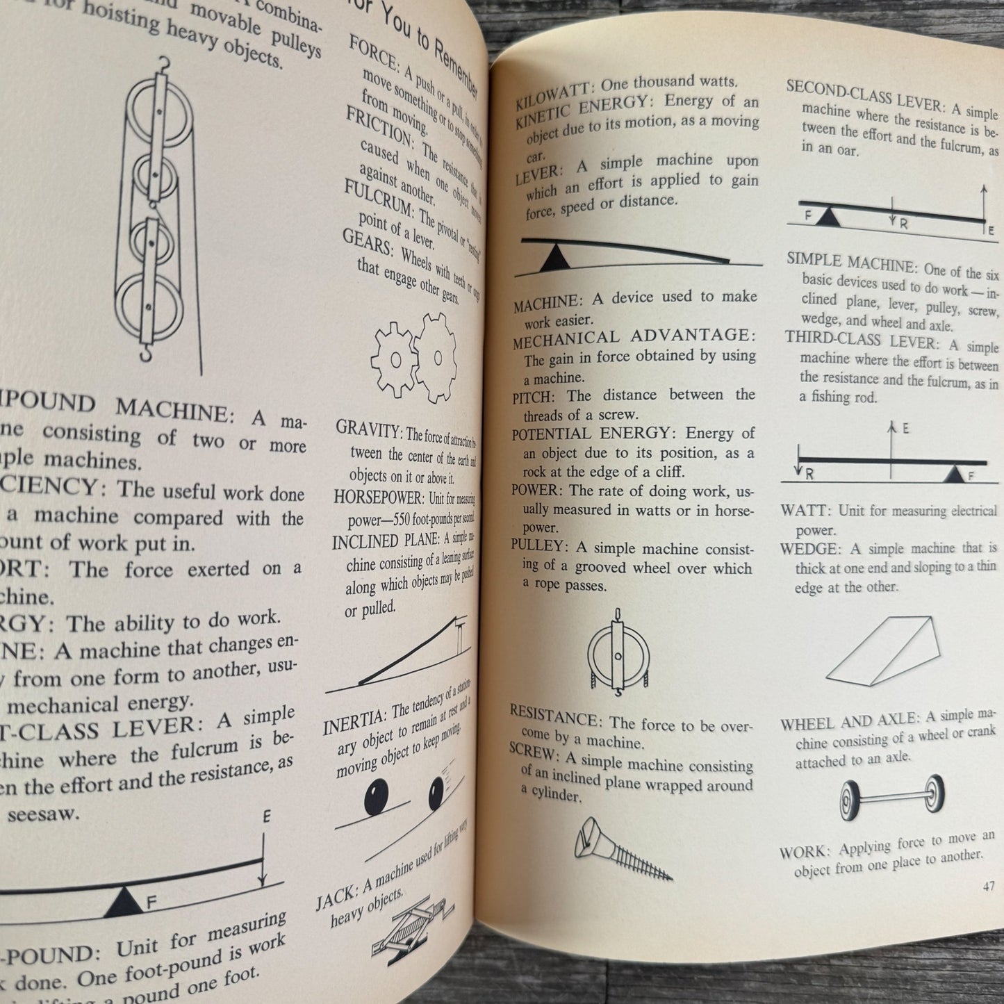 The How and Why Wonder Book of Machines, Vintage Paperback, 1960 - Pretty Old Books