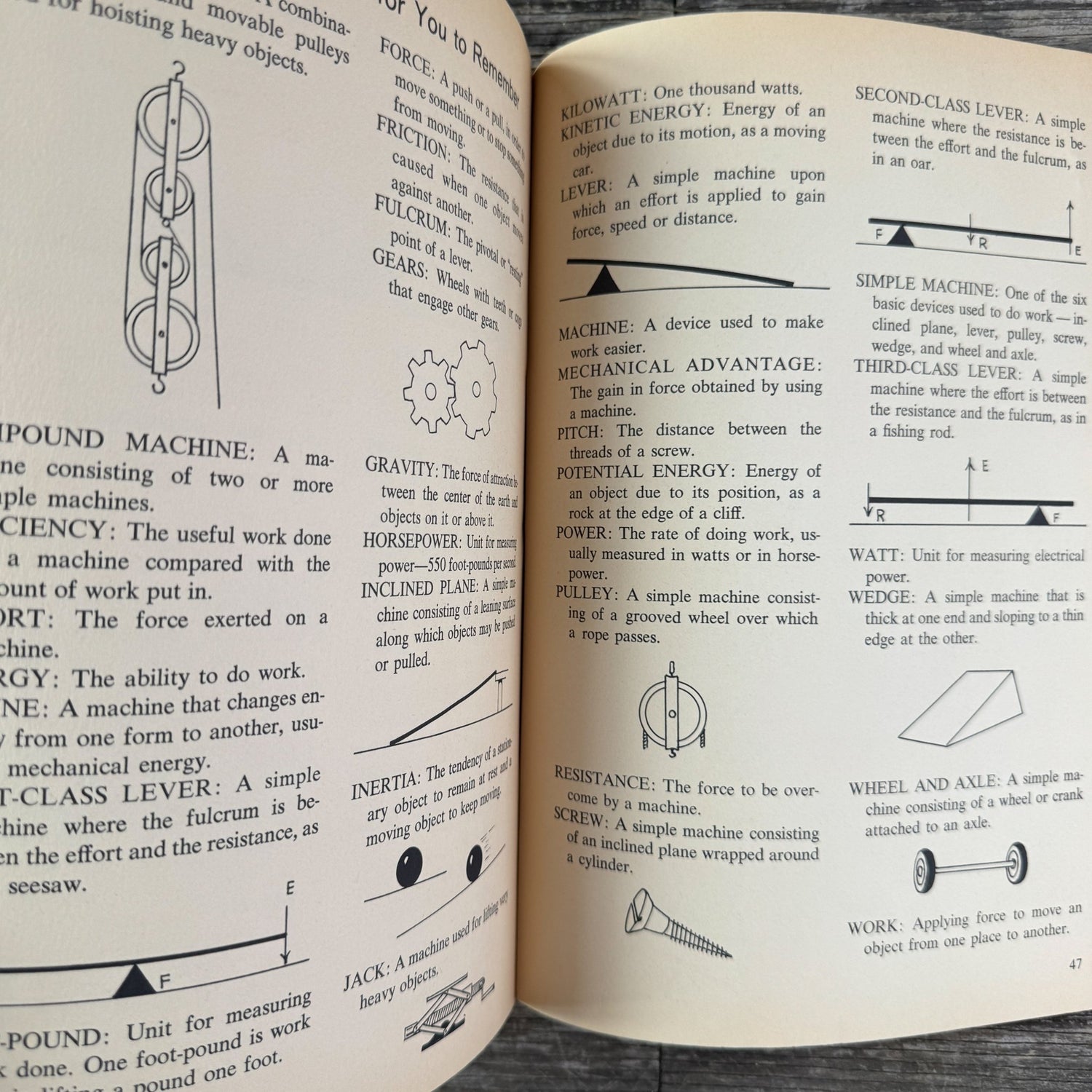 The How and Why Wonder Book of Machines, Vintage Paperback, 1960 - Pretty Old Books