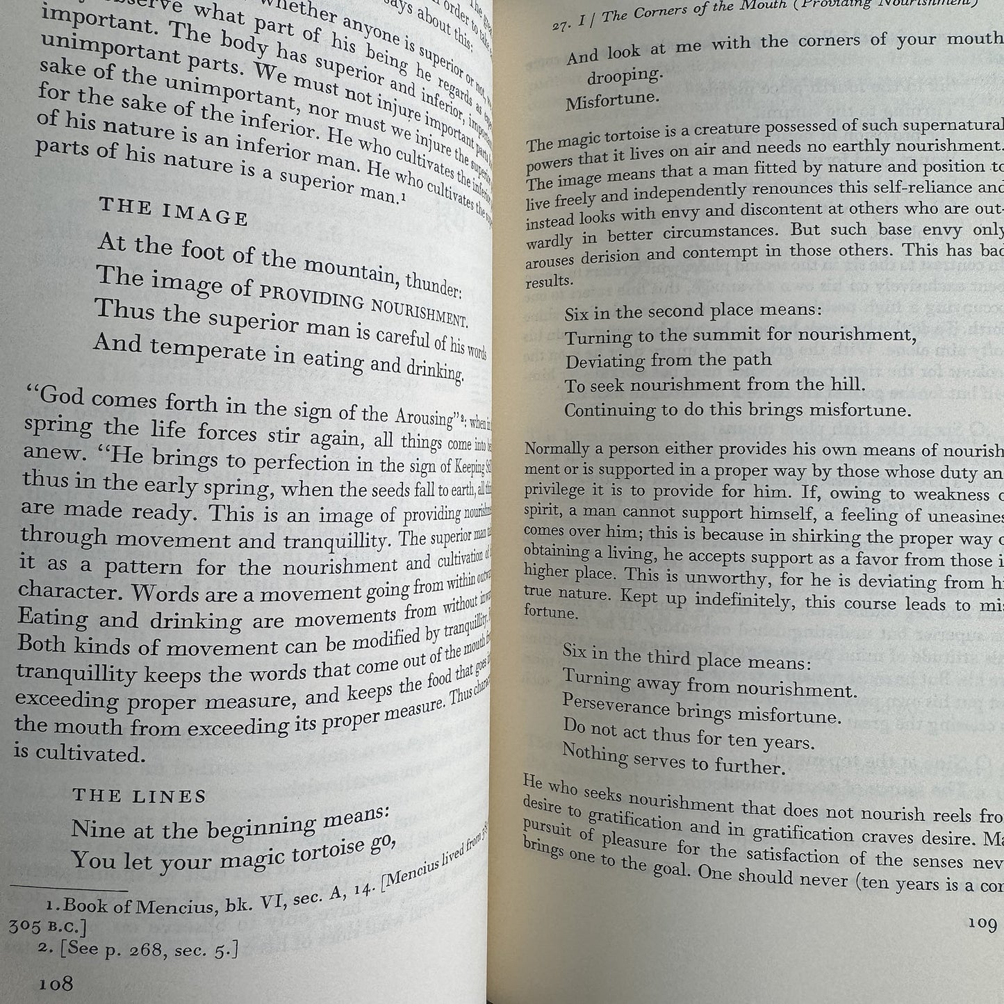 The I Ching, or Book of Changes, Wilhelm/Baynes, 1983 Printing - Pretty Old Books
