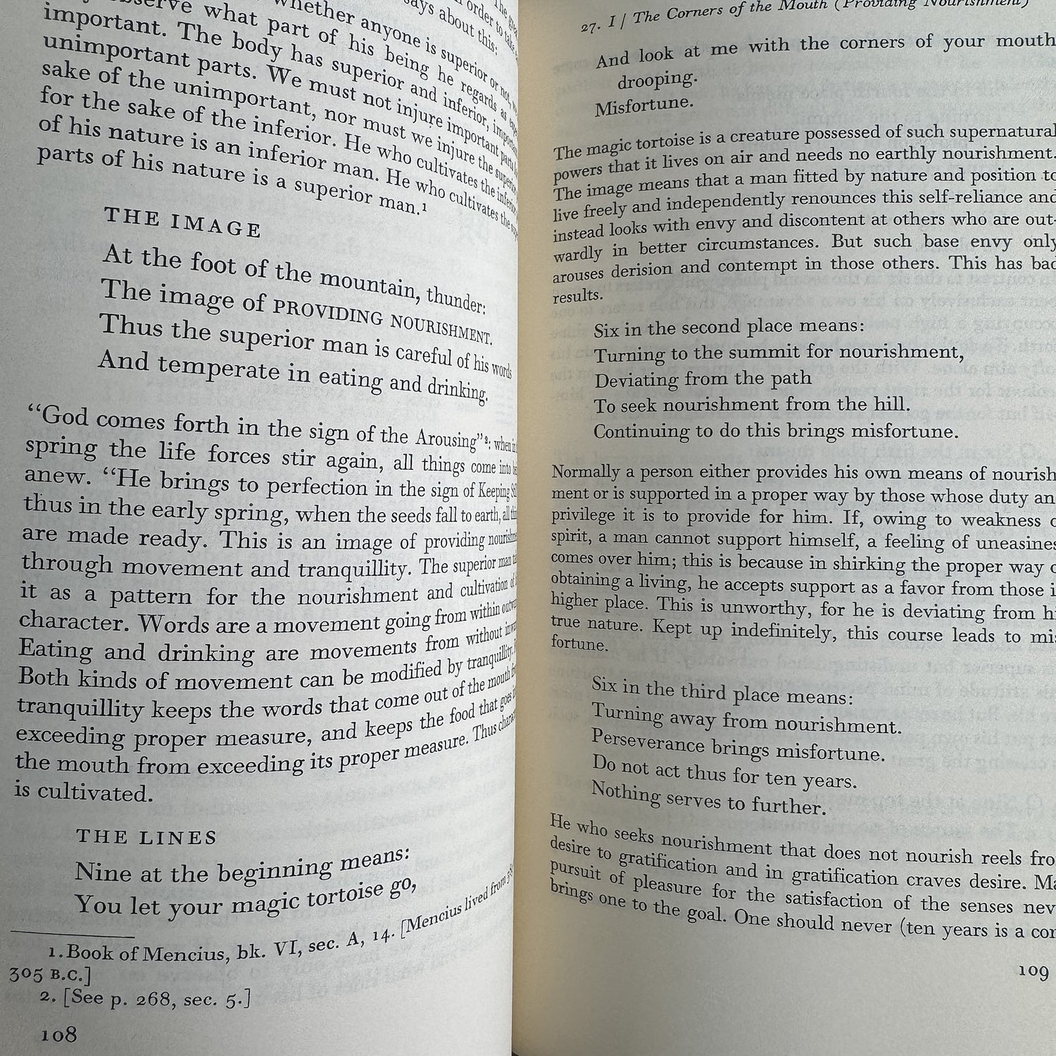 The I Ching, or Book of Changes, Wilhelm/Baynes, 1983 Printing - Pretty Old Books