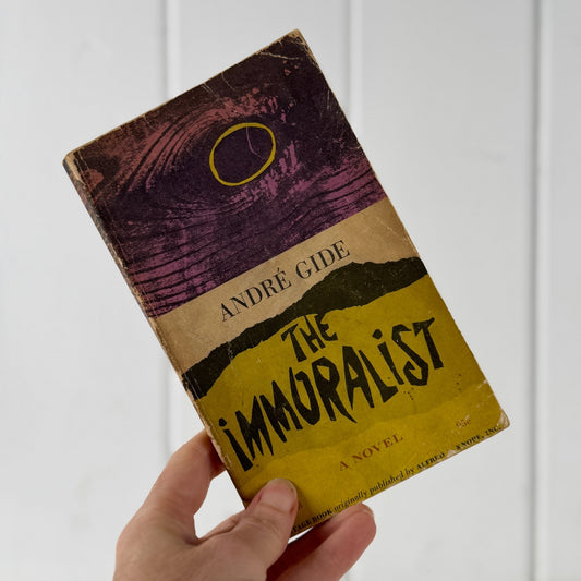 The Immoralist, Andre Gide, Vintage Paperback 1955 - Pretty Old Books