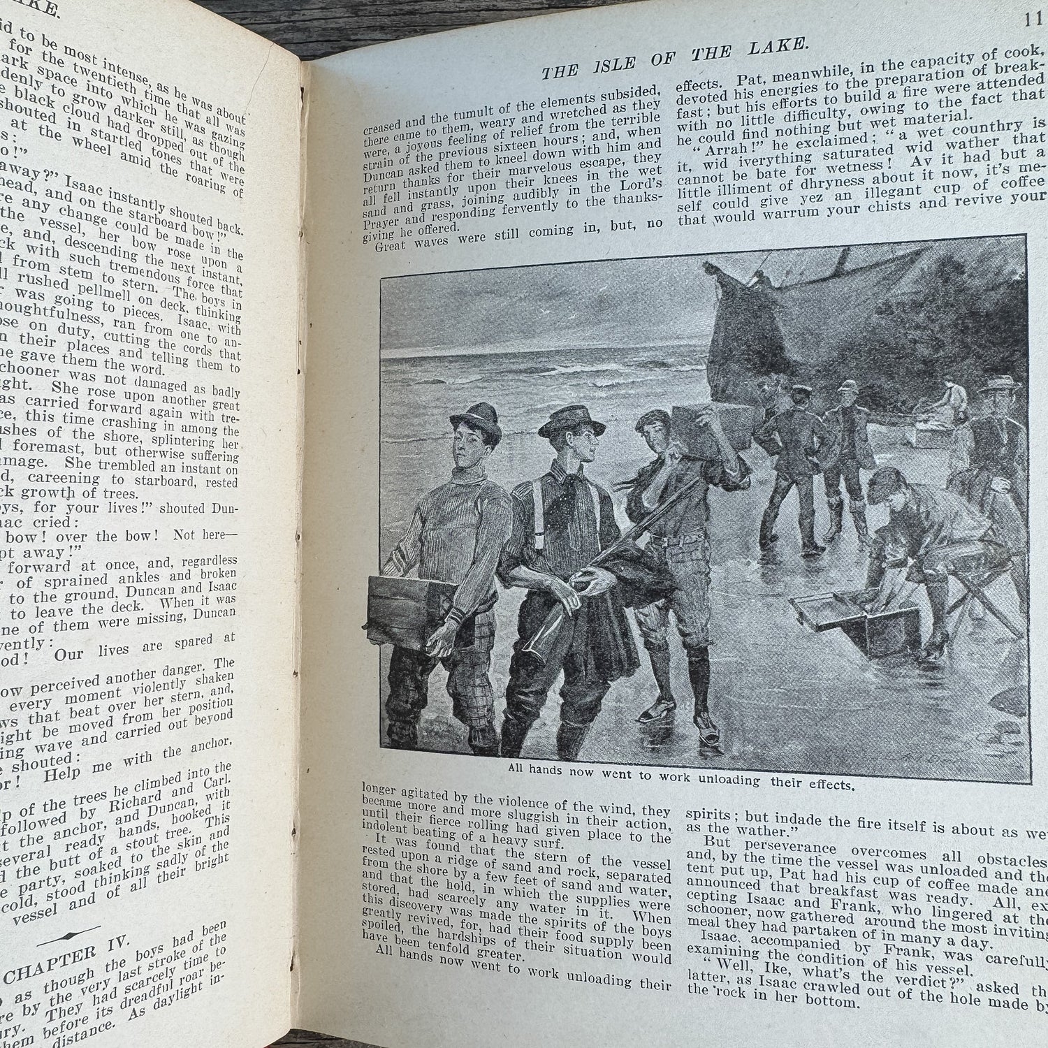 The Isle of the Lake, Willard Goss, 1903 Boys' Adventure - Pretty Old Books