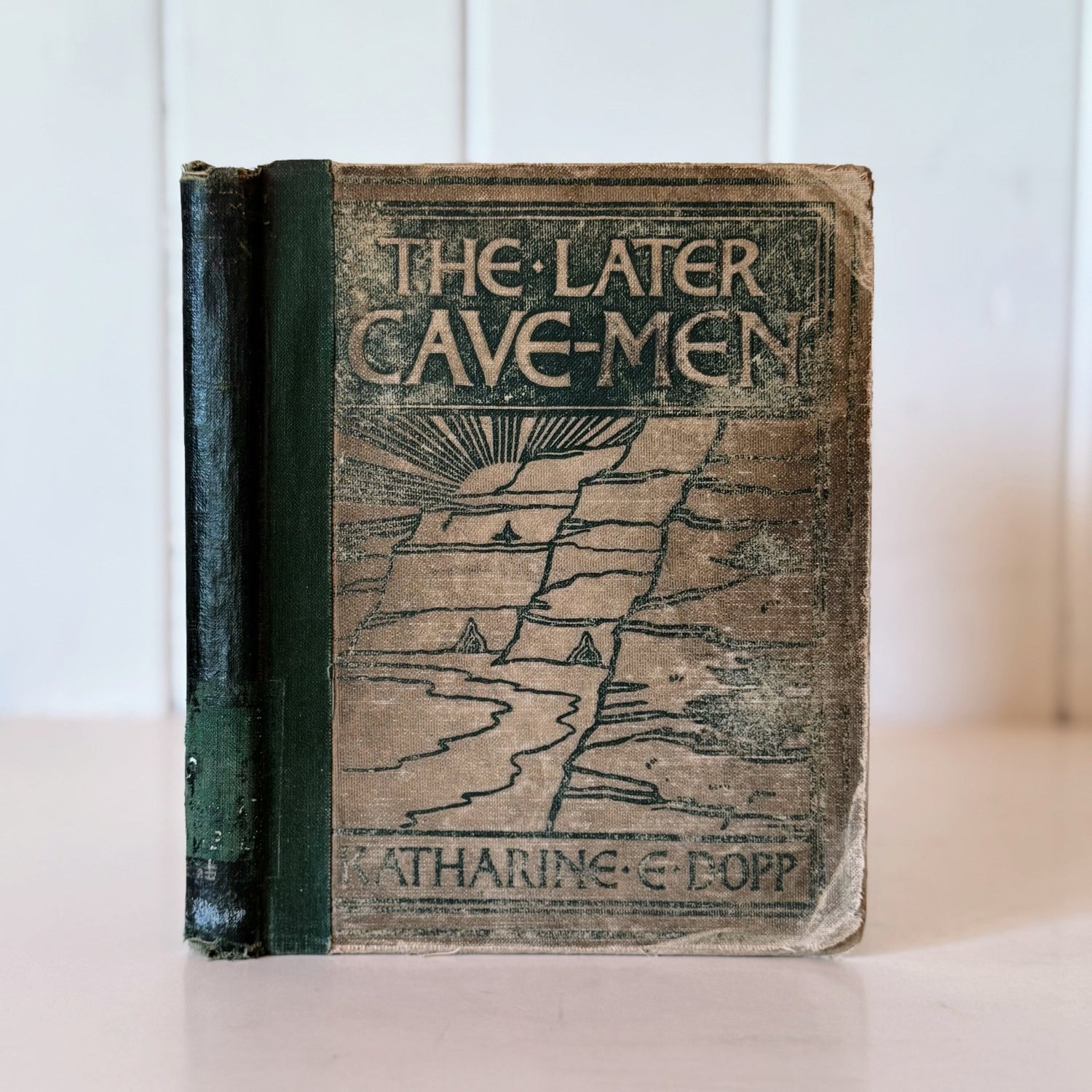 The Later Cave Man, Katherine Elizabeth Dopp, 1906 Elementary School Ancient History and Social Studies - Pretty Old Books