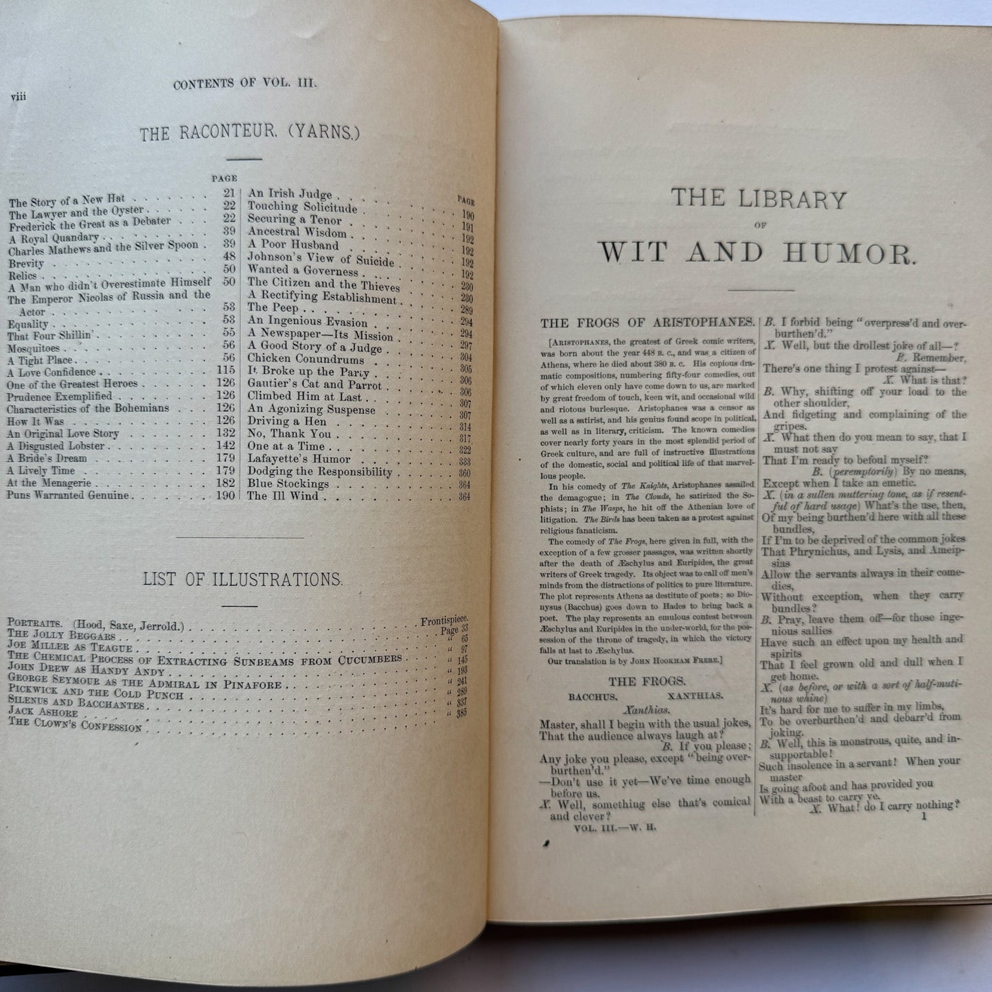 The Library of Wit and Humor, 1885, Volume III - Pretty Old Books