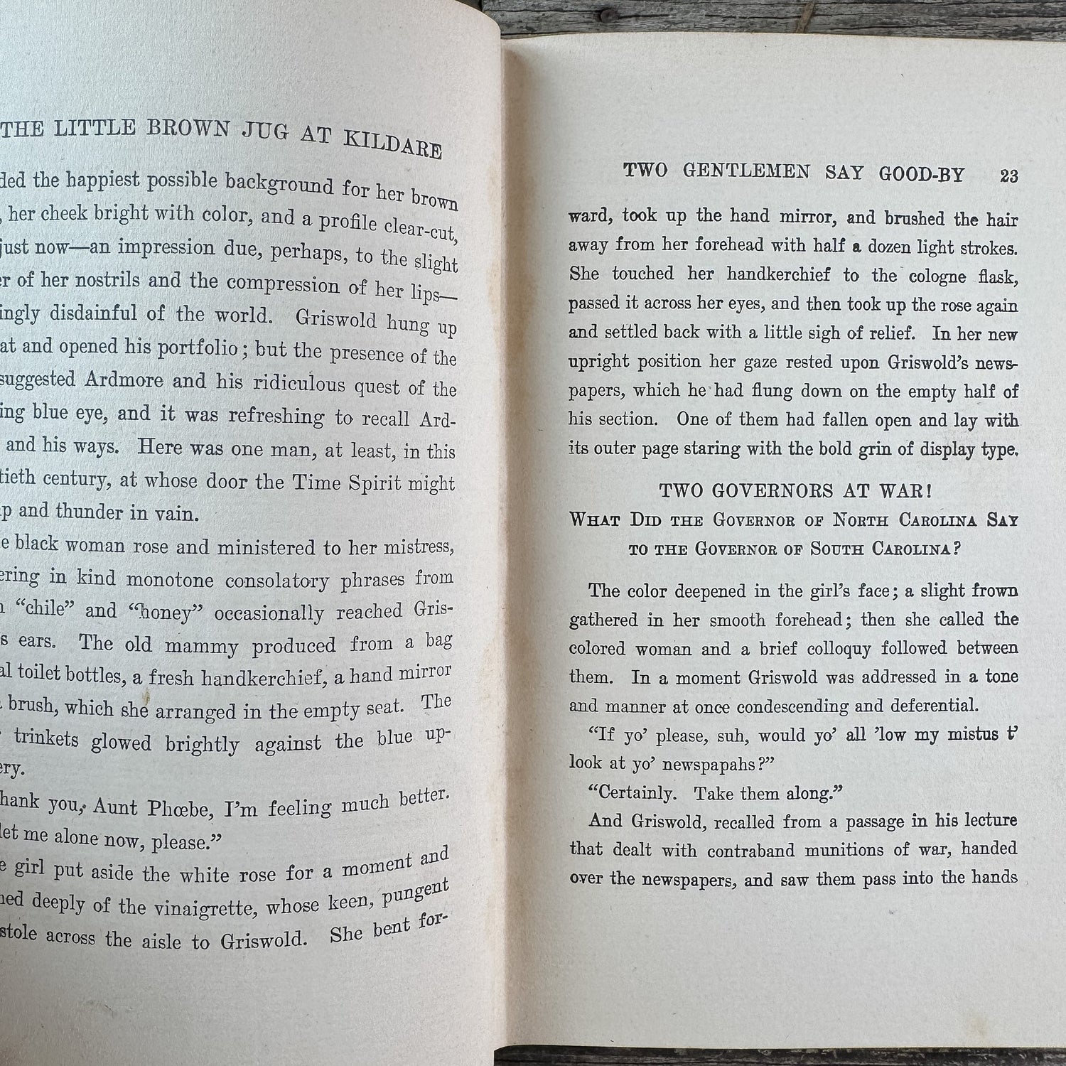The Little Brown Jug at Kildare, Meredith Nicholson, 1908 - Pretty Old Books
