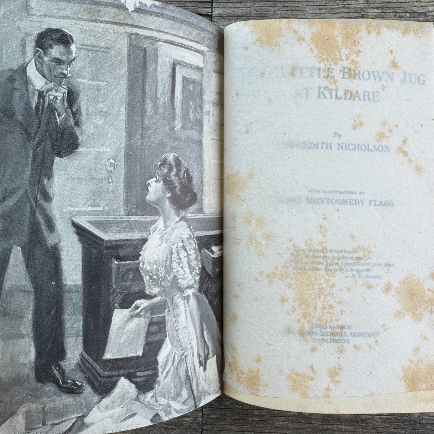 The Little Brown Jug at Kildare, Meredith Nicholson, 1908 - Pretty Old Books