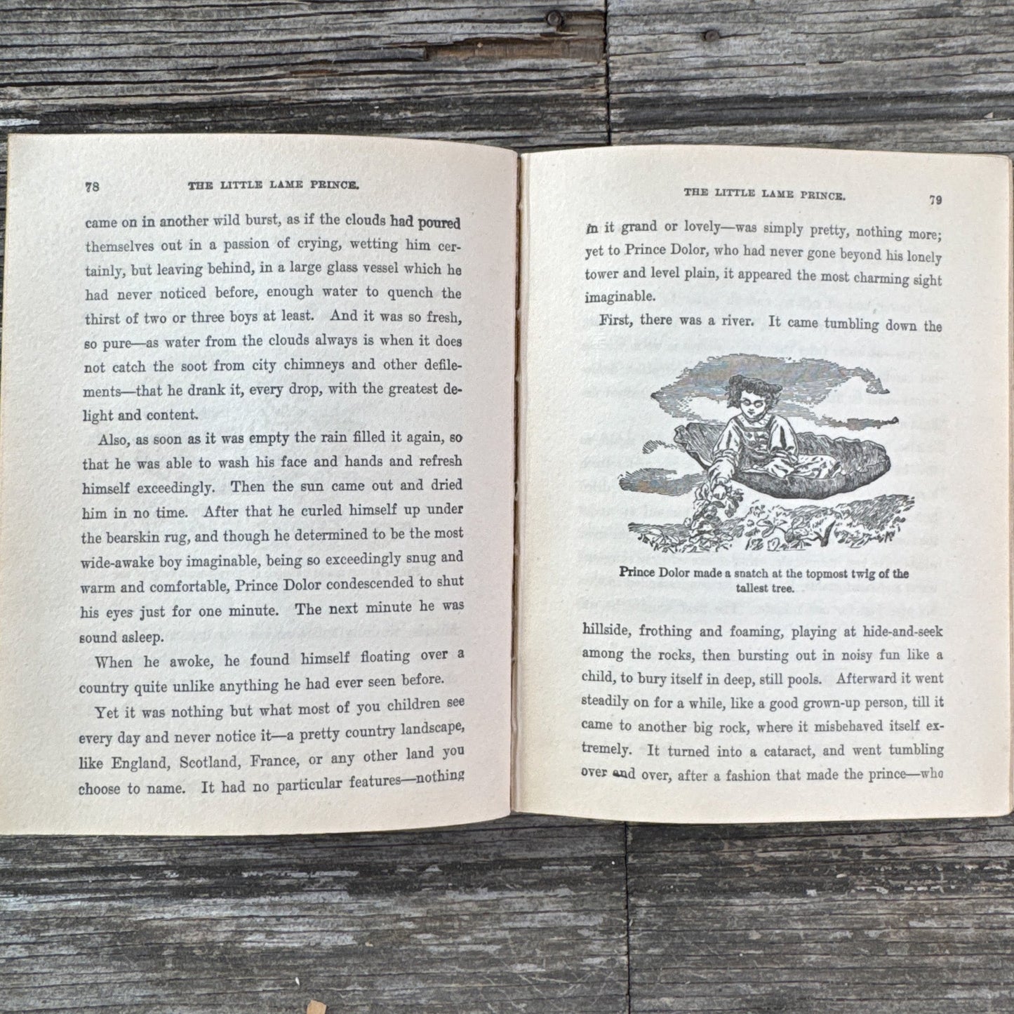 The Little Lame Prince, Miss Mulock, M.A. Donohue & Company Small Antique Edition - Pretty Old Books
