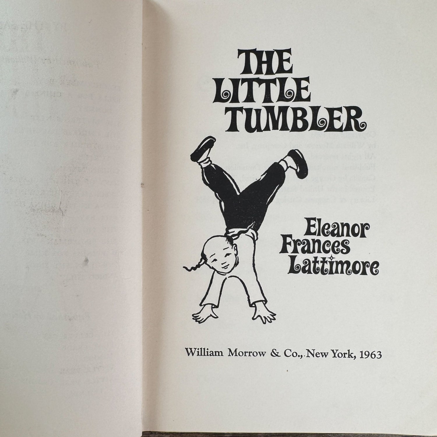 The Little Tumbler, Eleanor Frances Lattimore, 1963 - Pretty Old Books