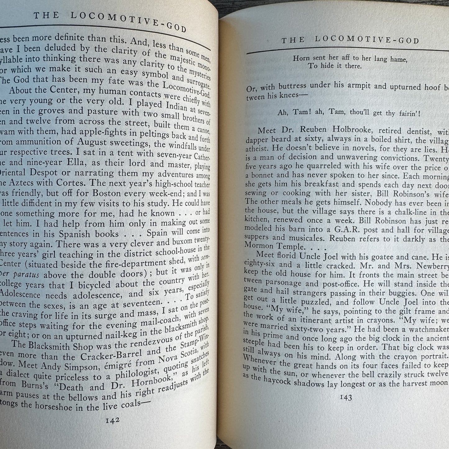 The Locomotive-God, William Ellery Leonard, 1927 - Pretty Old Books