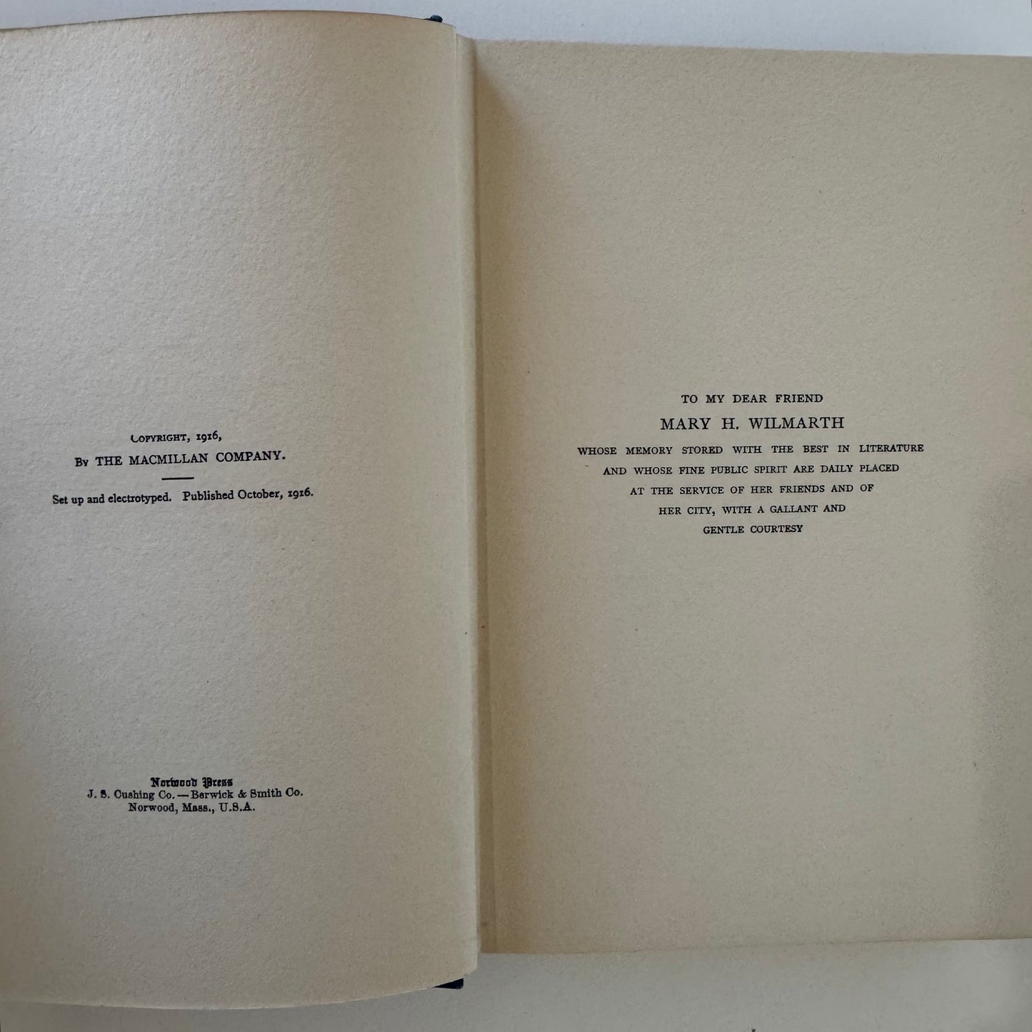 The Long Road of Woman's Memory, Jane Addams, First Edition 1916 - Pretty Old Books