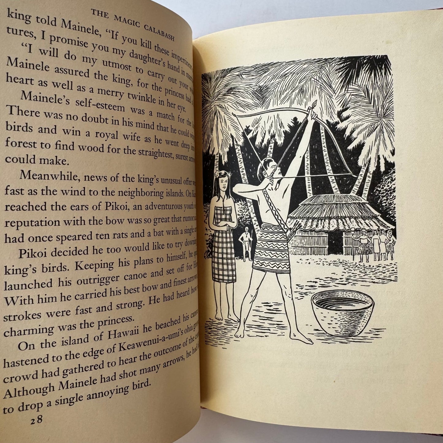 The Magic Calabash: Folk Tales From America's Islands and Alaska, 1960 Hardcover - Pretty Old Books