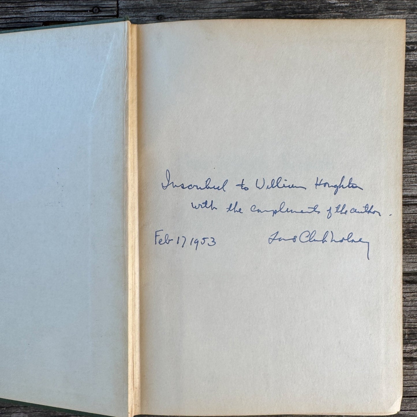 The Magic Cloak: Psychology of Authoritarianism, Moloney, 1949 SIGNED - Pretty Old Books