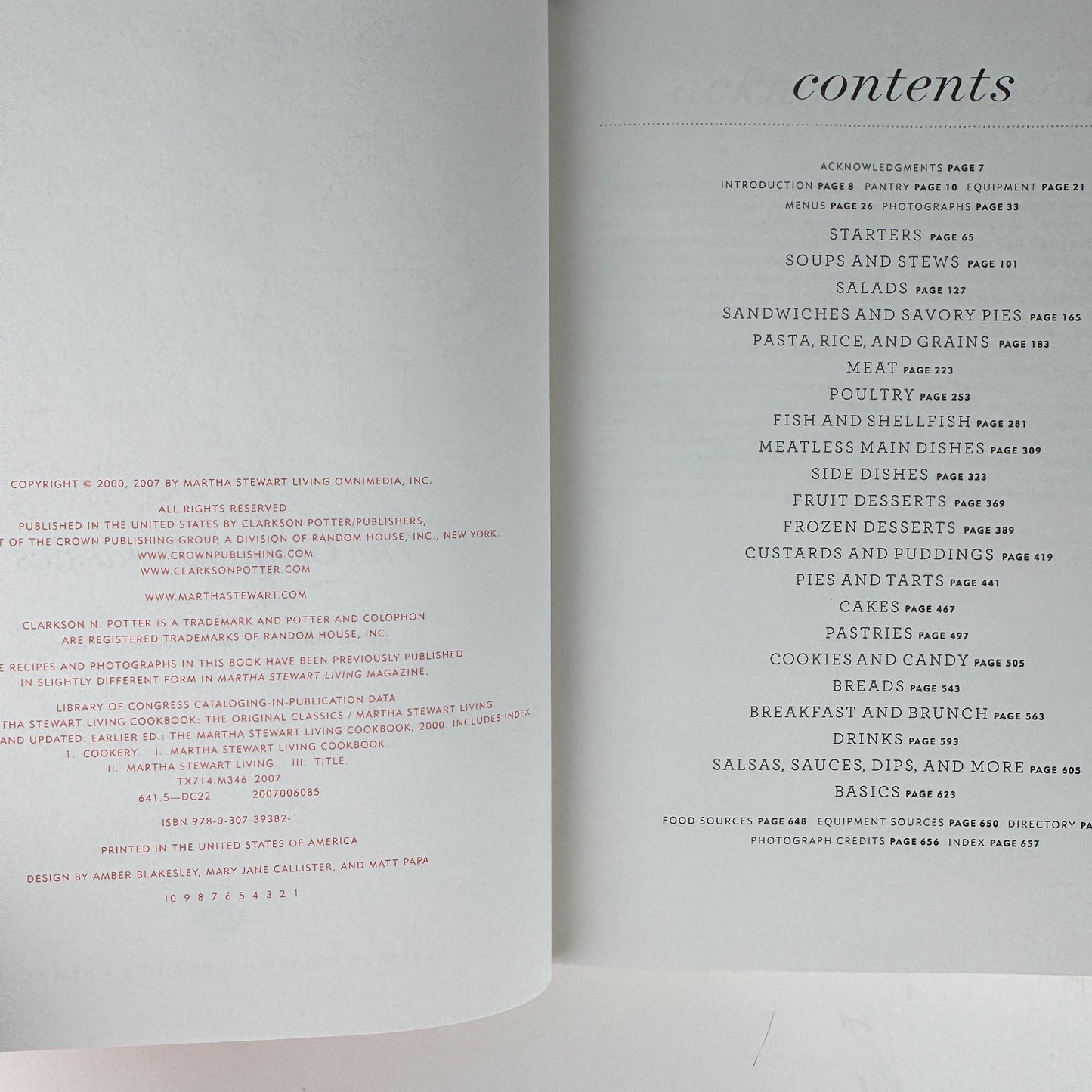 The Martha Stewart Living Cookbook, The Original Classics, 2007 - Pretty Old Books