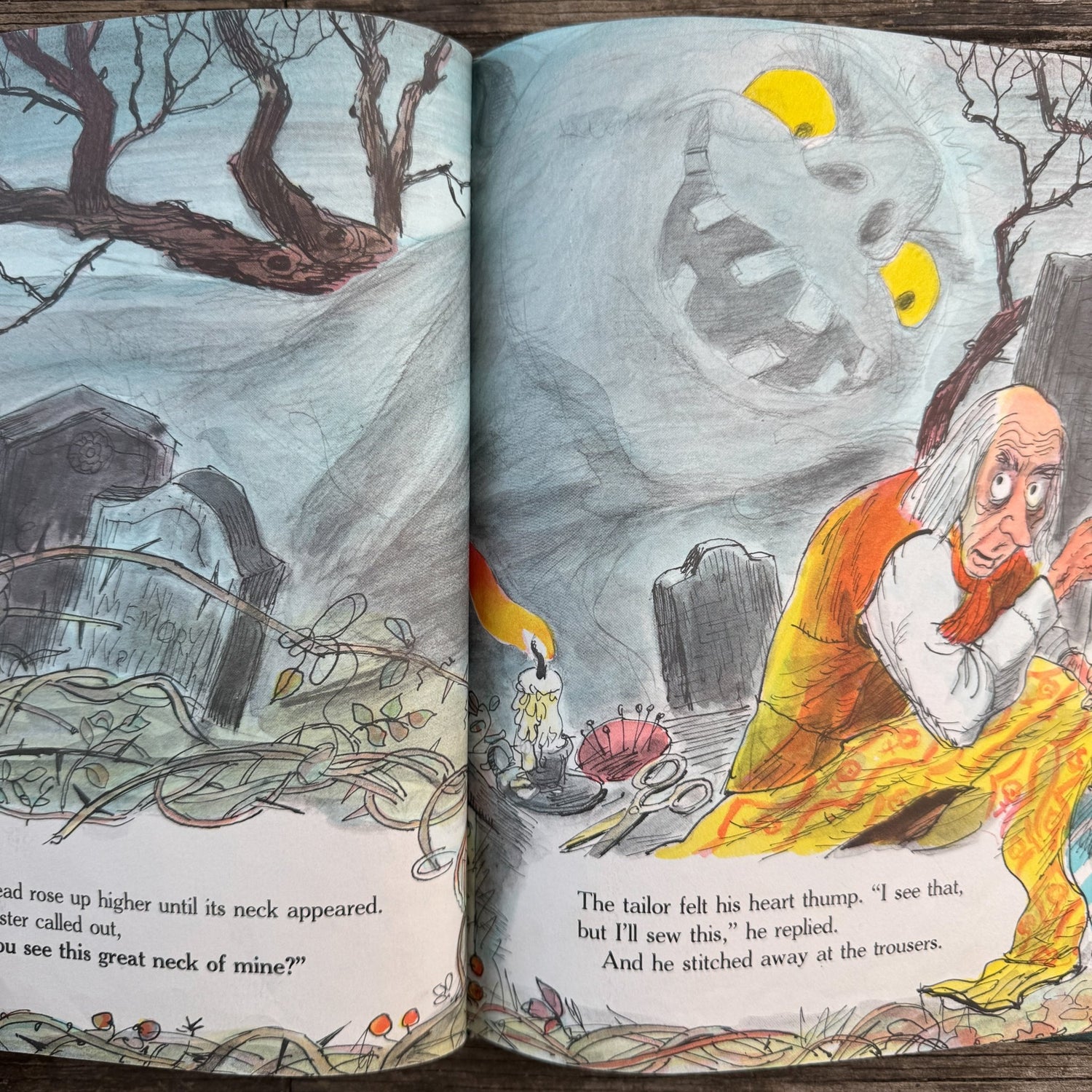 The Monster and the Tailor, Paul Galdone, 1982 - Pretty Old Books
