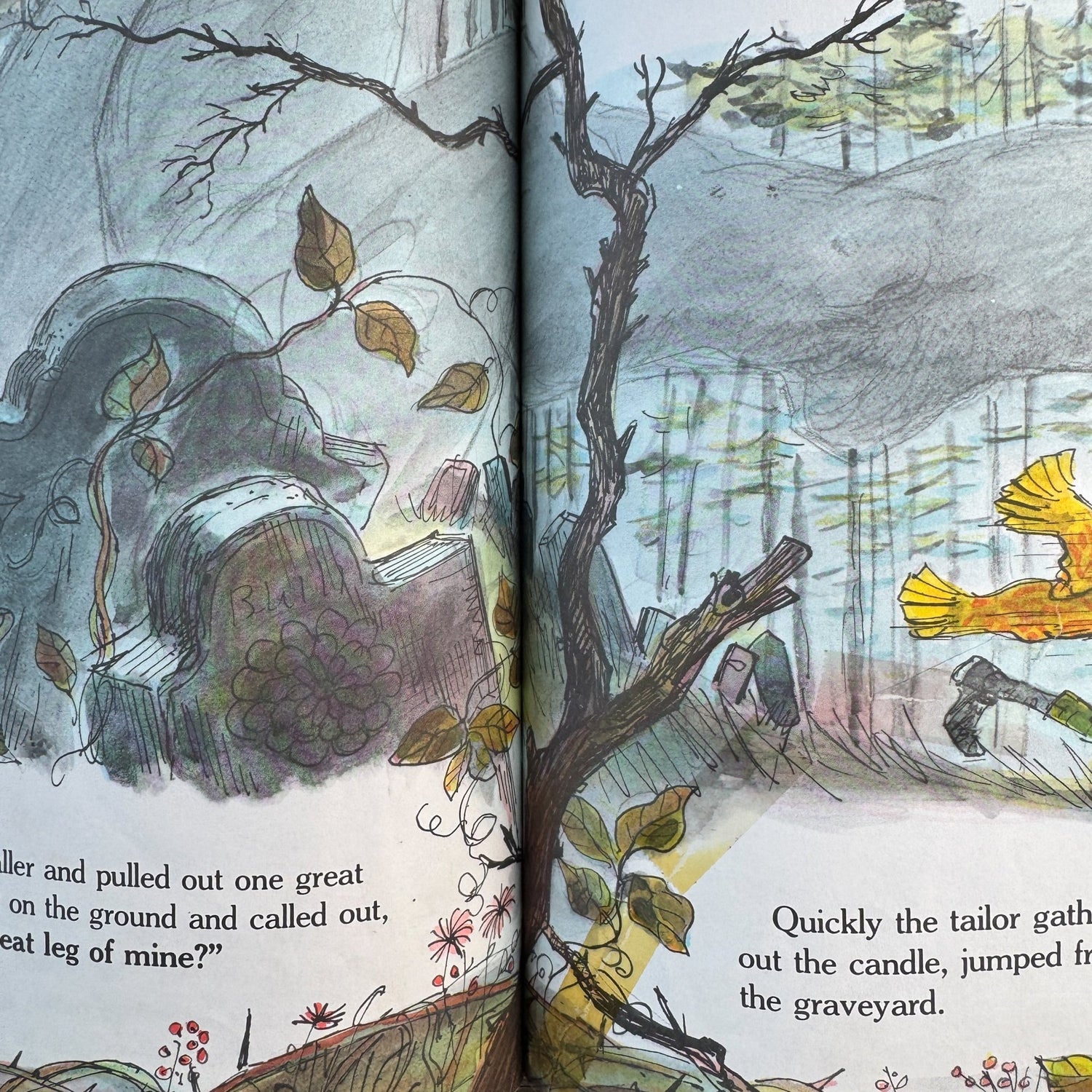 The Monster and the Tailor, Paul Galdone, 1982 - Pretty Old Books