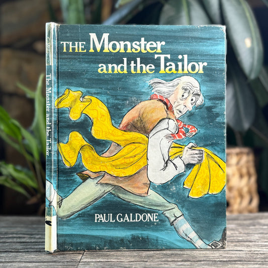The Monster and the Tailor, Paul Galdone, 1982 - Pretty Old Books