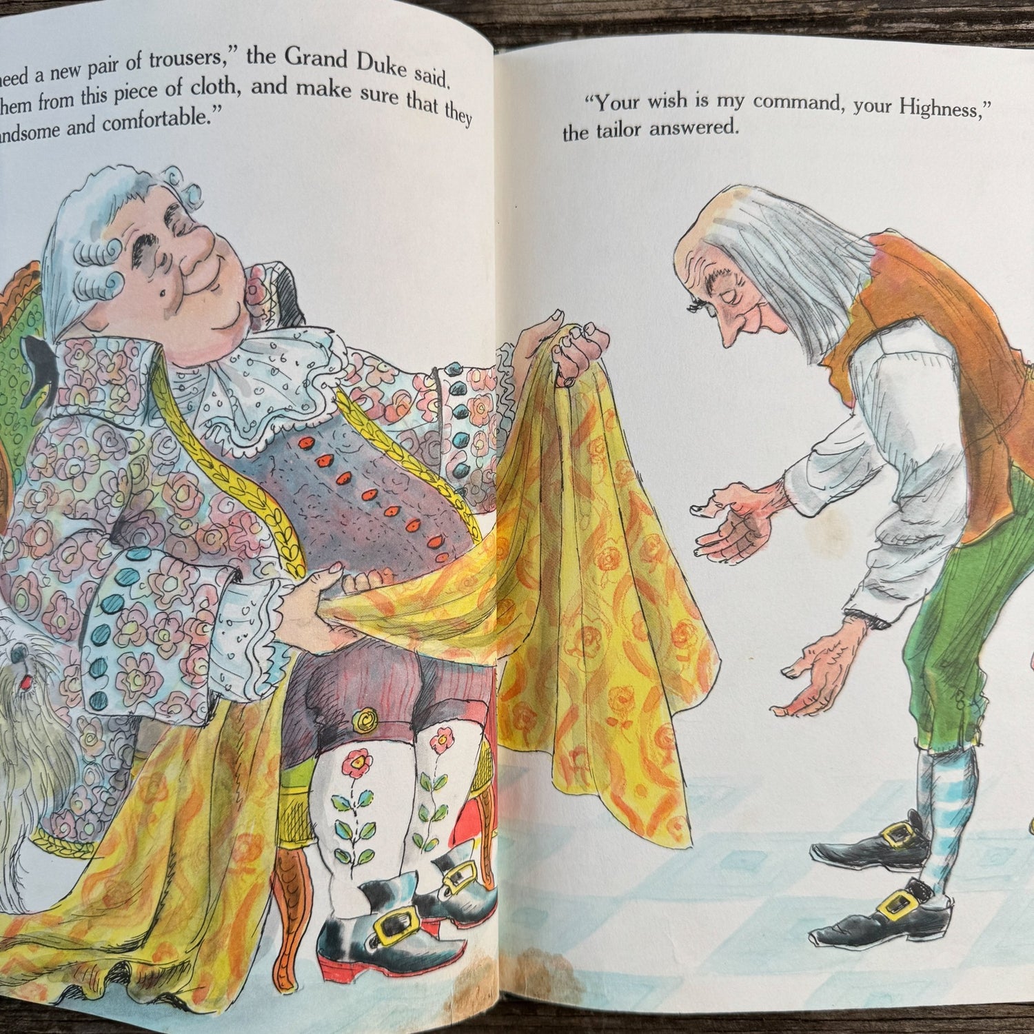 The Monster and the Tailor, Paul Galdone, 1982 - Pretty Old Books