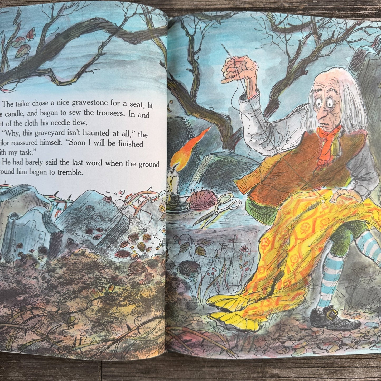 The Monster and the Tailor, Paul Galdone, 1982 - Pretty Old Books
