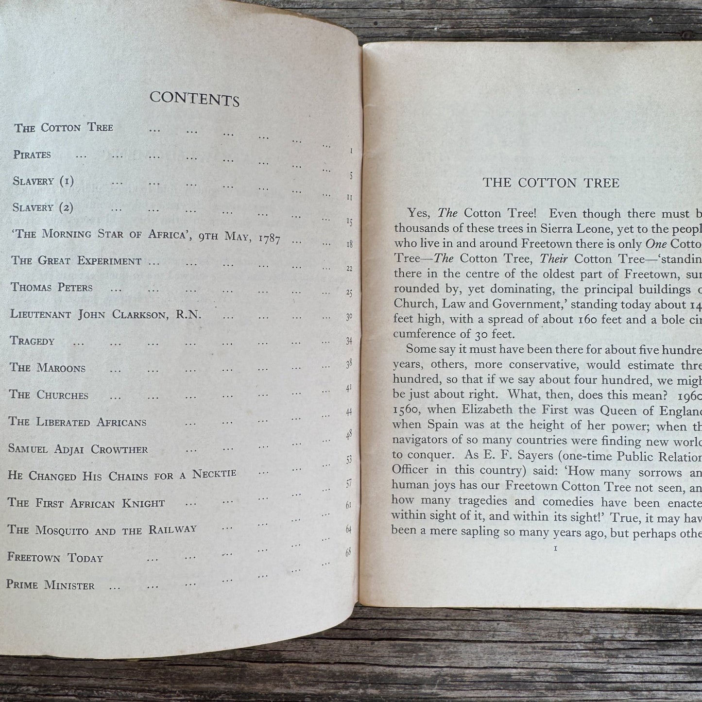 The Morning Star of Africa, W.R.E. Clark, 1960 - Pretty Old Books