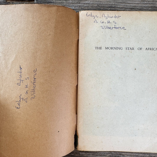 The Morning Star of Africa, W.R.E. Clark, 1960 - Pretty Old Books