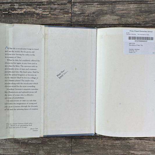 The Mountains of Tibet, Mordicai Gerstein, 1987 - Pretty Old Books