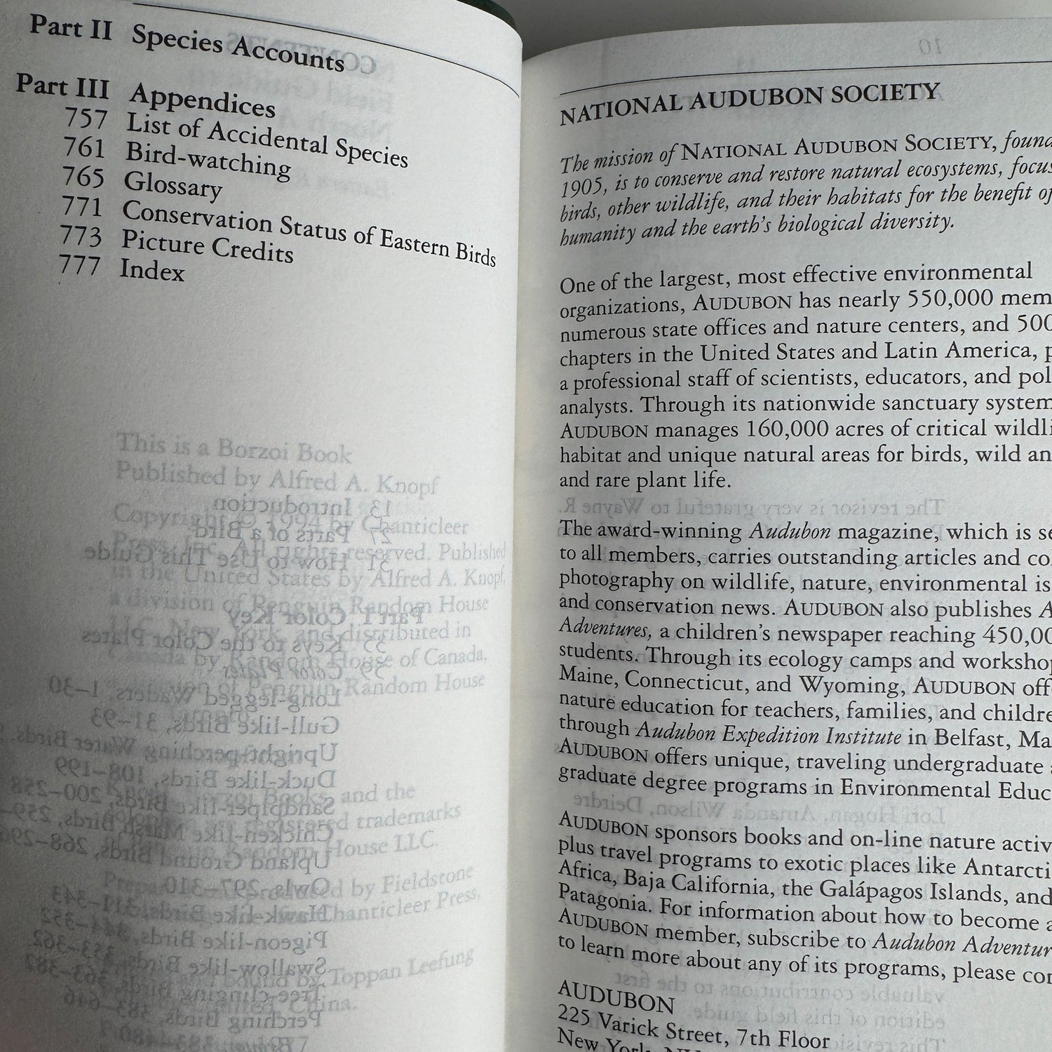 The National Audubon Society Field Guide to North American Birds, Eastern Region, 1994 - Pretty Old Books