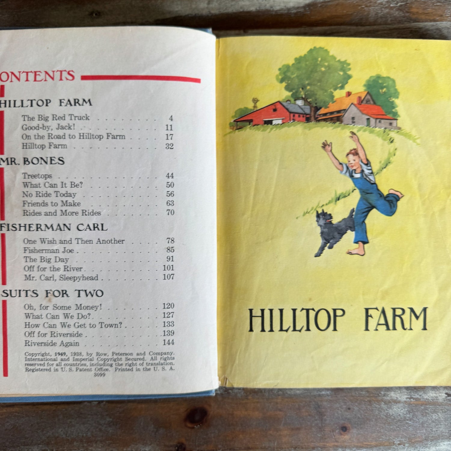 The New Down the River Road, 1949 Alice and Jerry Book - Pretty Old Books