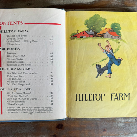 The New Down the River Road, 1949 Alice and Jerry Book - Pretty Old Books