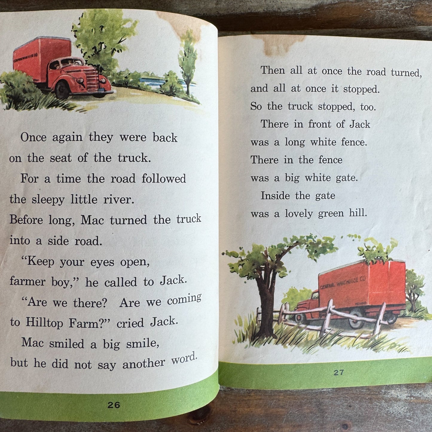 The New Down the River Road, 1949 Alice and Jerry Book - Pretty Old Books