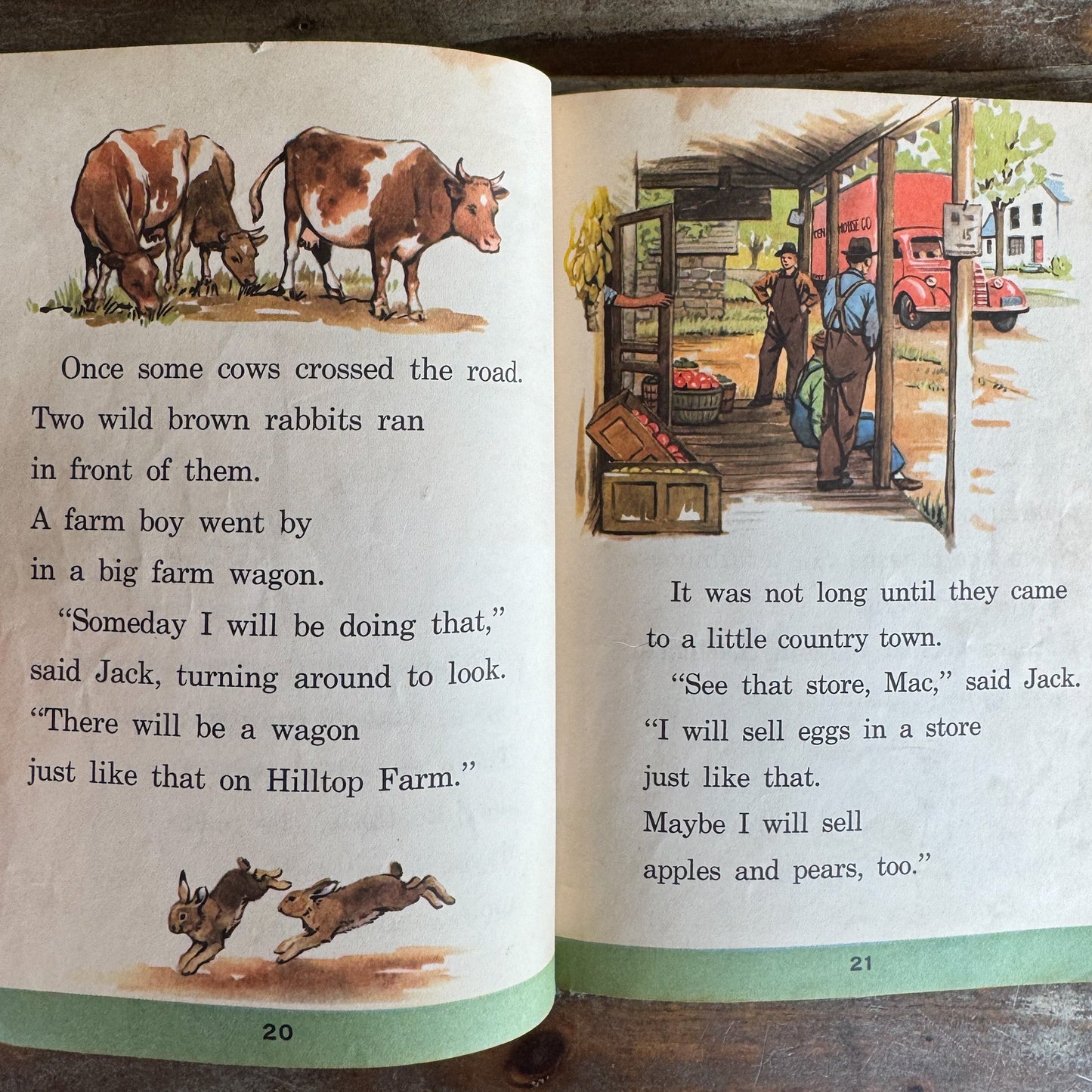 The New Down the River Road, 1949 Alice and Jerry Book - Pretty Old Books