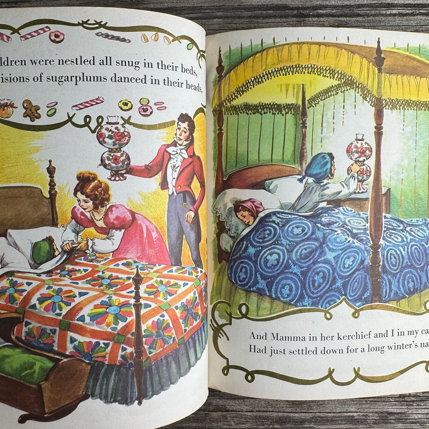 The Night Before Christmas, Little Golden Book, 1949 - Pretty Old Books