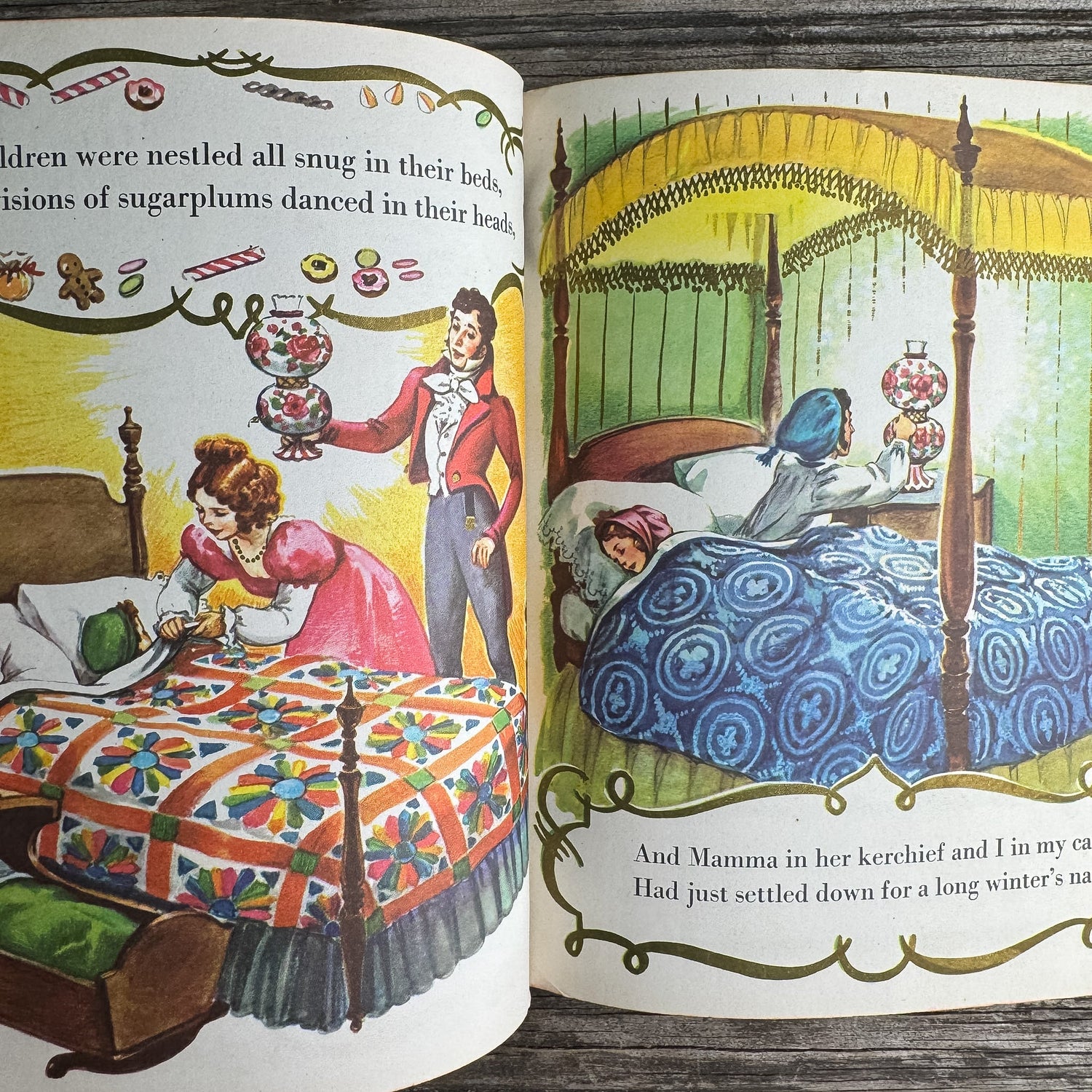 The Night Before Christmas, Little Golden Book, 1949 - Pretty Old Books