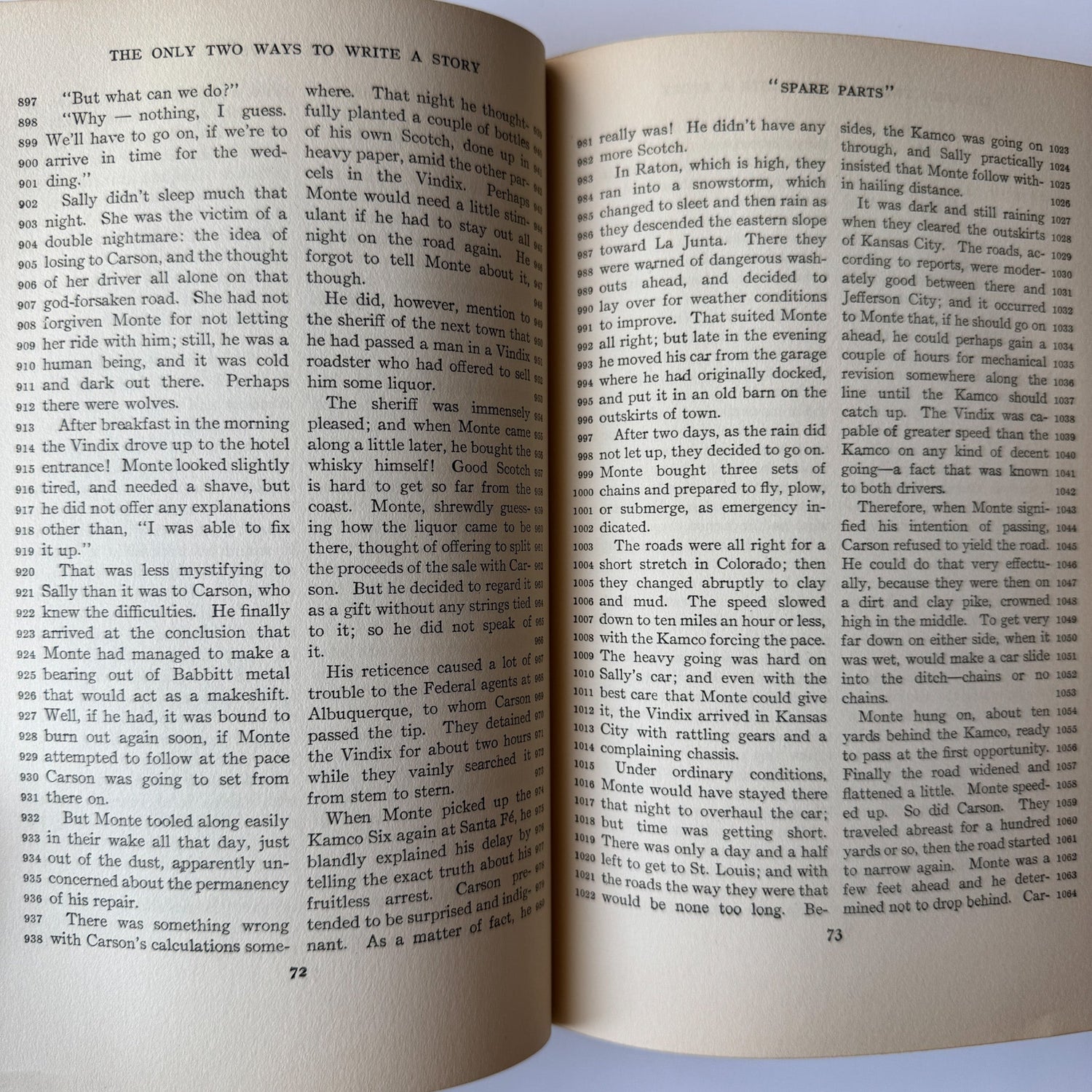 The Only Two Ways to Write a Story, John Gallishaw, 5th Impression, 1929 - Pretty Old Books