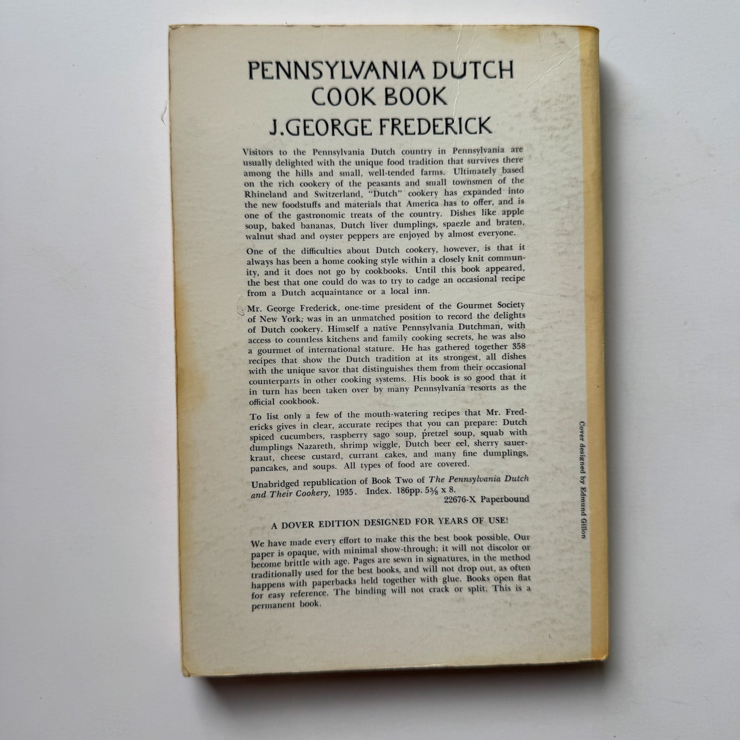 The Pennsylvania Dutch Cook Book, J. George Frederick, Paperback - Pretty Old Books