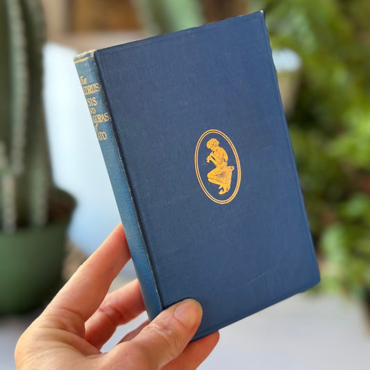 The Phaedrus, Lysis, and Protagoras of Plato, Golden Treasury Series, 1929 - Pretty Old Books