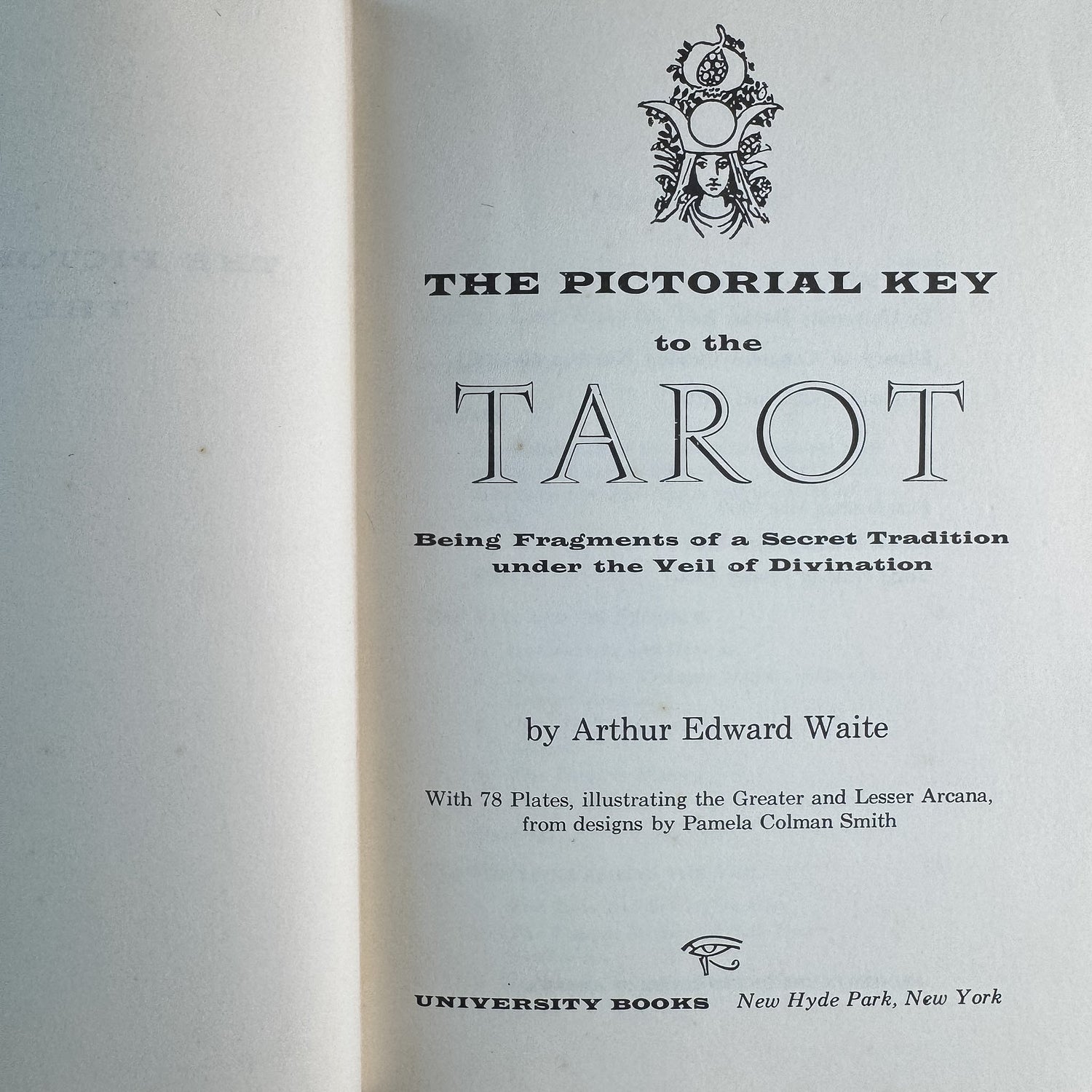 The Pictorial Key to the Tarot, Arthur Edward Waite, 1966, 3rd Printing - Pretty Old Books