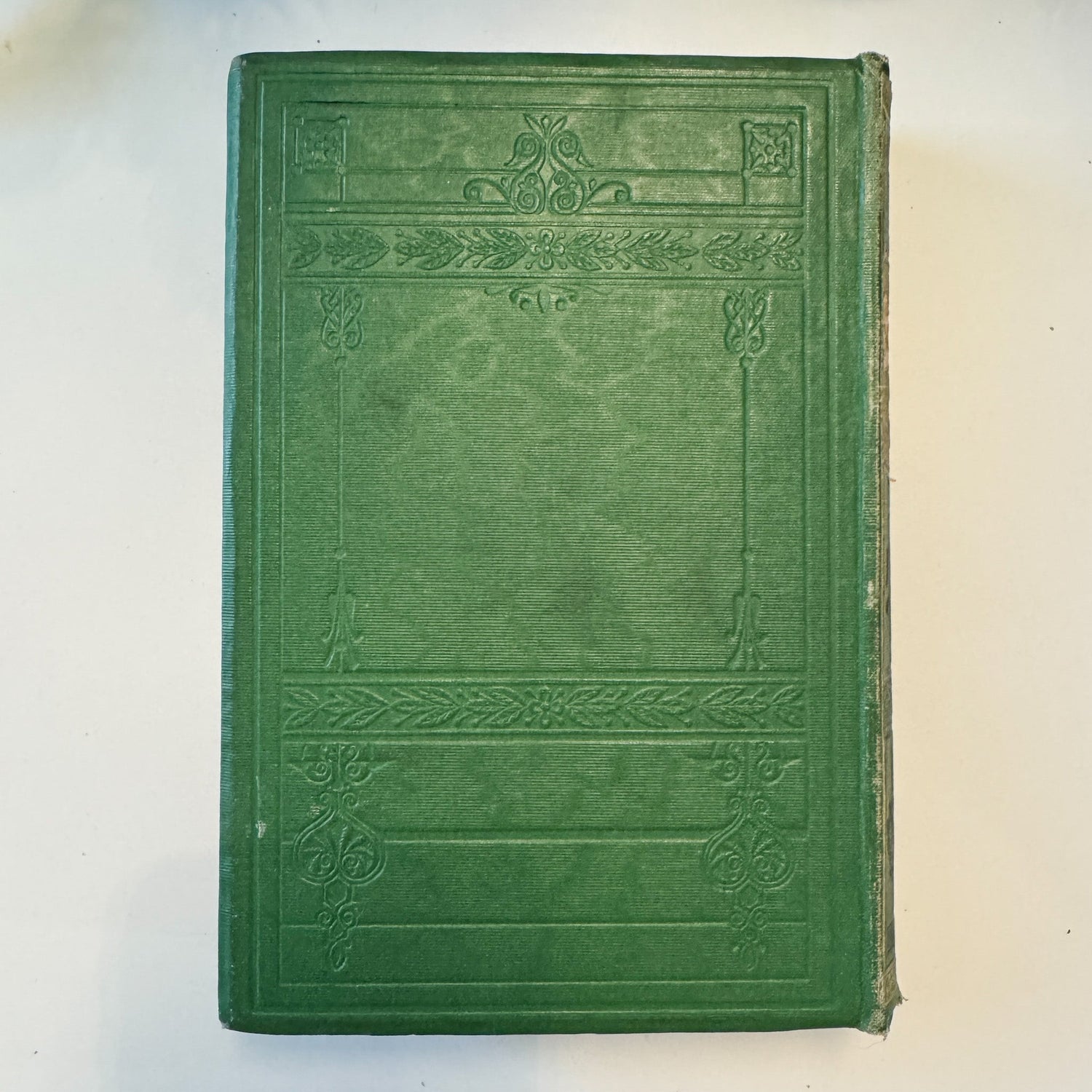 The Poetical Works of Sir Walter Scott, Antique Ornate Green Hardcover - Pretty Old Books