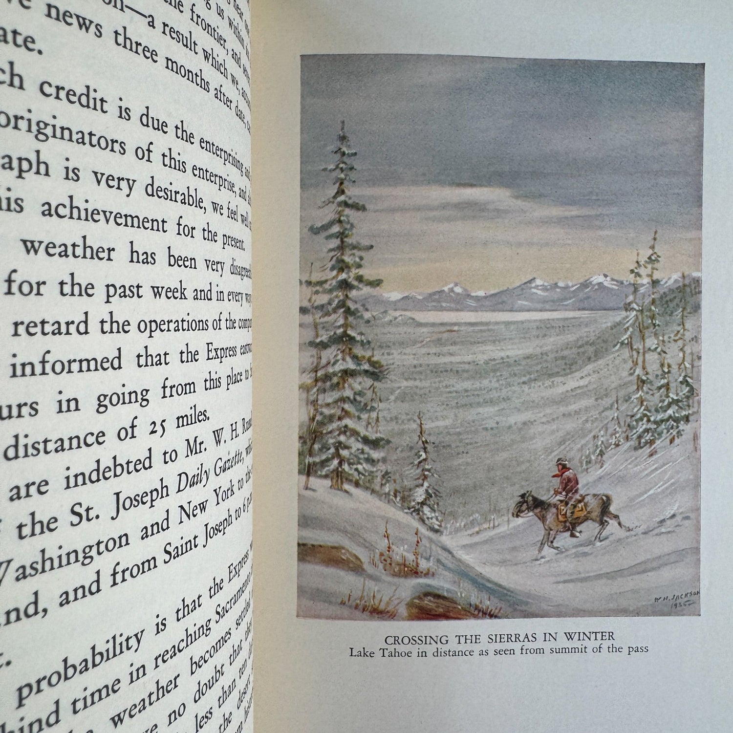 The Pony Express Goes Through: An American Saga Told by Its Heroes, 1940 - Pretty Old Books