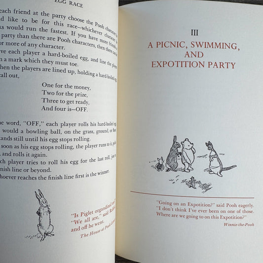 The Pooh Party Book, by Virginia H. Ellison, 1971 - Pretty Old Books