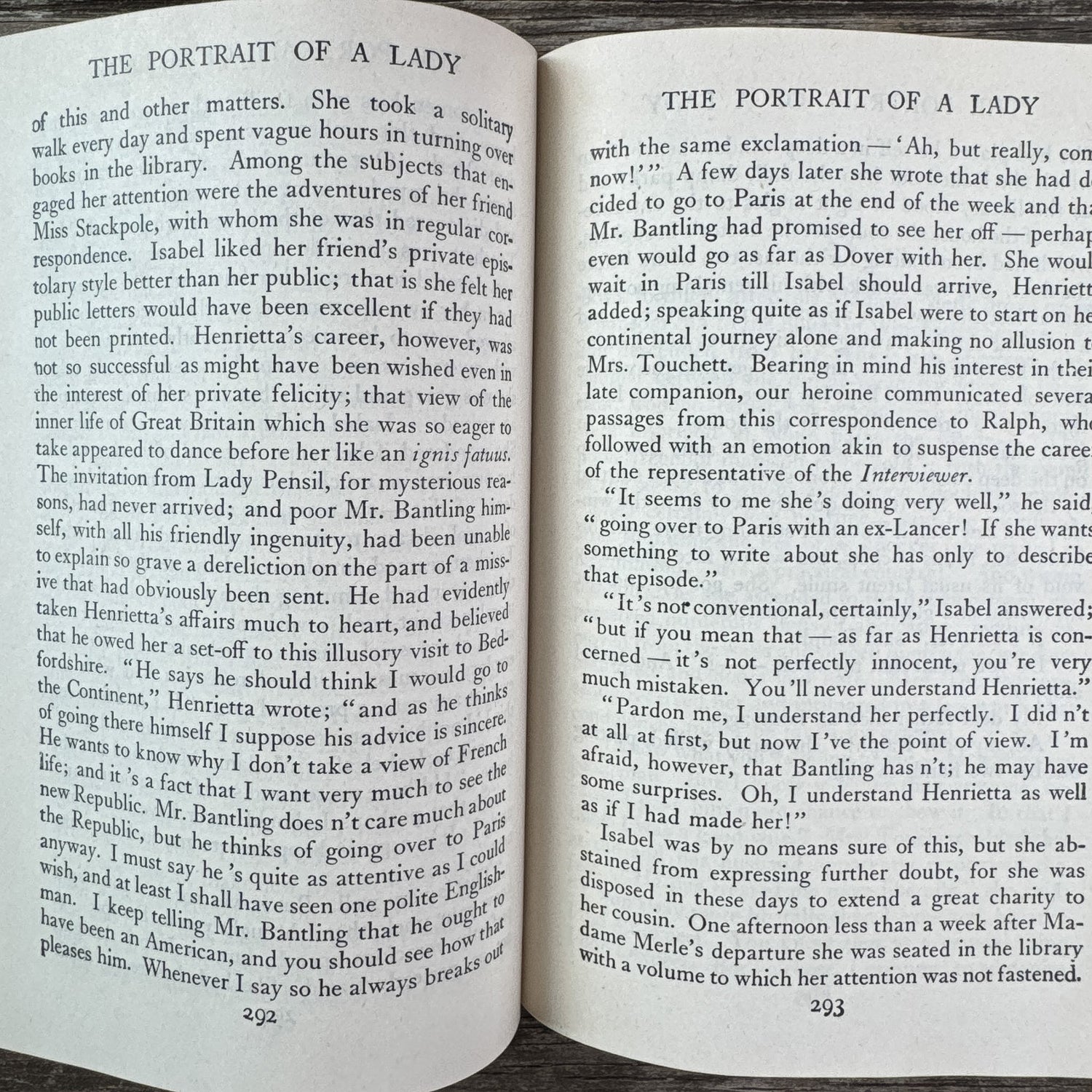 The Portrait of a Lady, Henry James, Modern Library Edition, 1951 - Pretty Old Books