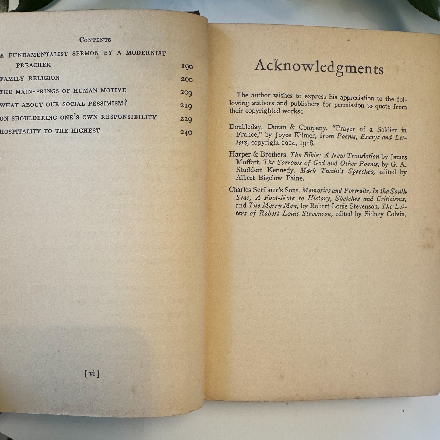 The Power to See It Through, Harry Emerson Fosdick, 1935, Hardcover - Pretty Old Books