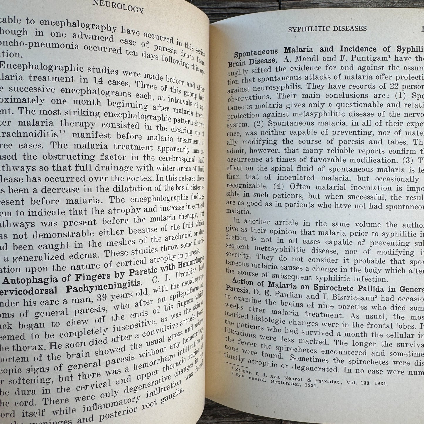 The Practical Medicine Series: Neurology and Psychology, 1931 - Pretty Old Books
