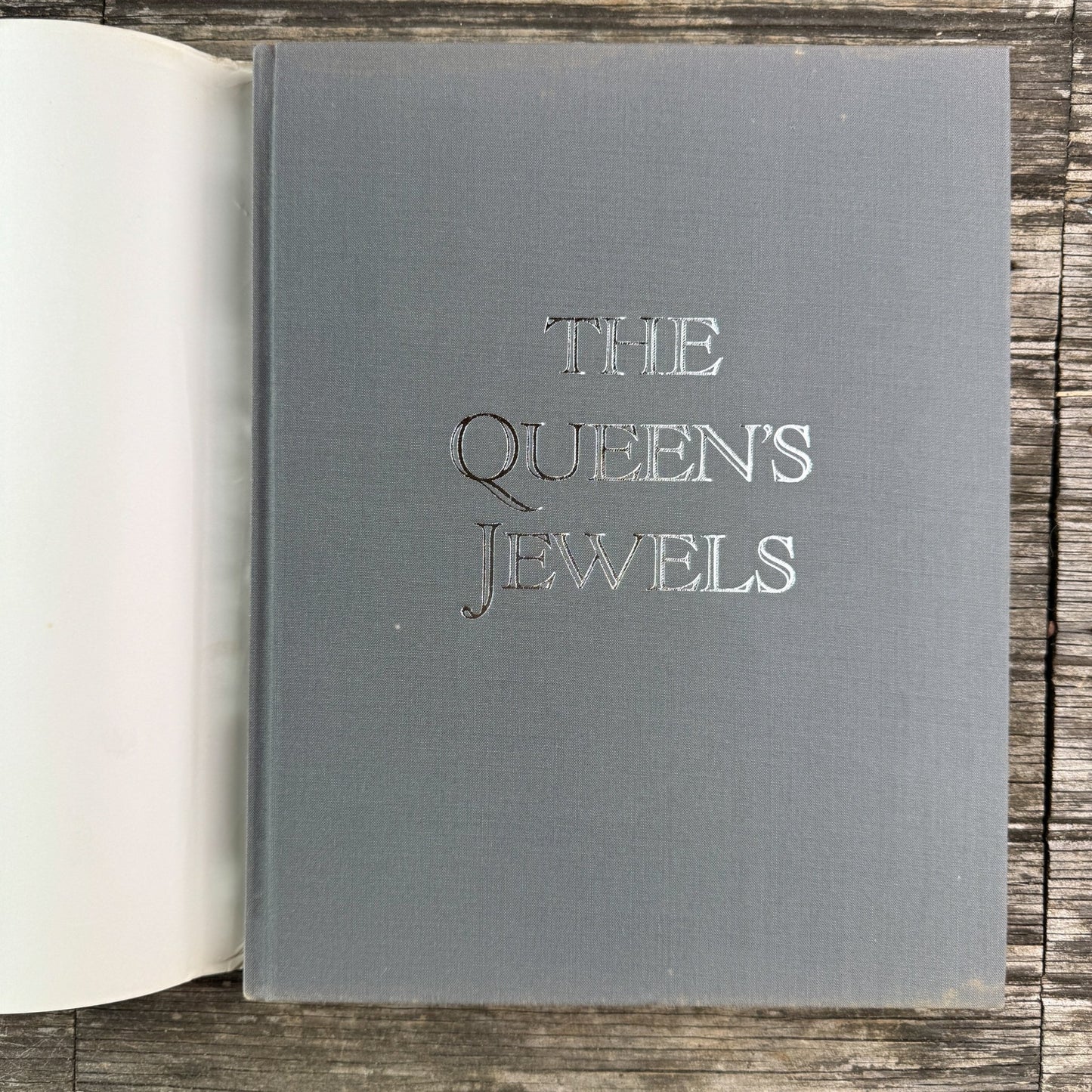 The Queen’s Jewels, Oversized 1987 Hardcover - Pretty Old Books